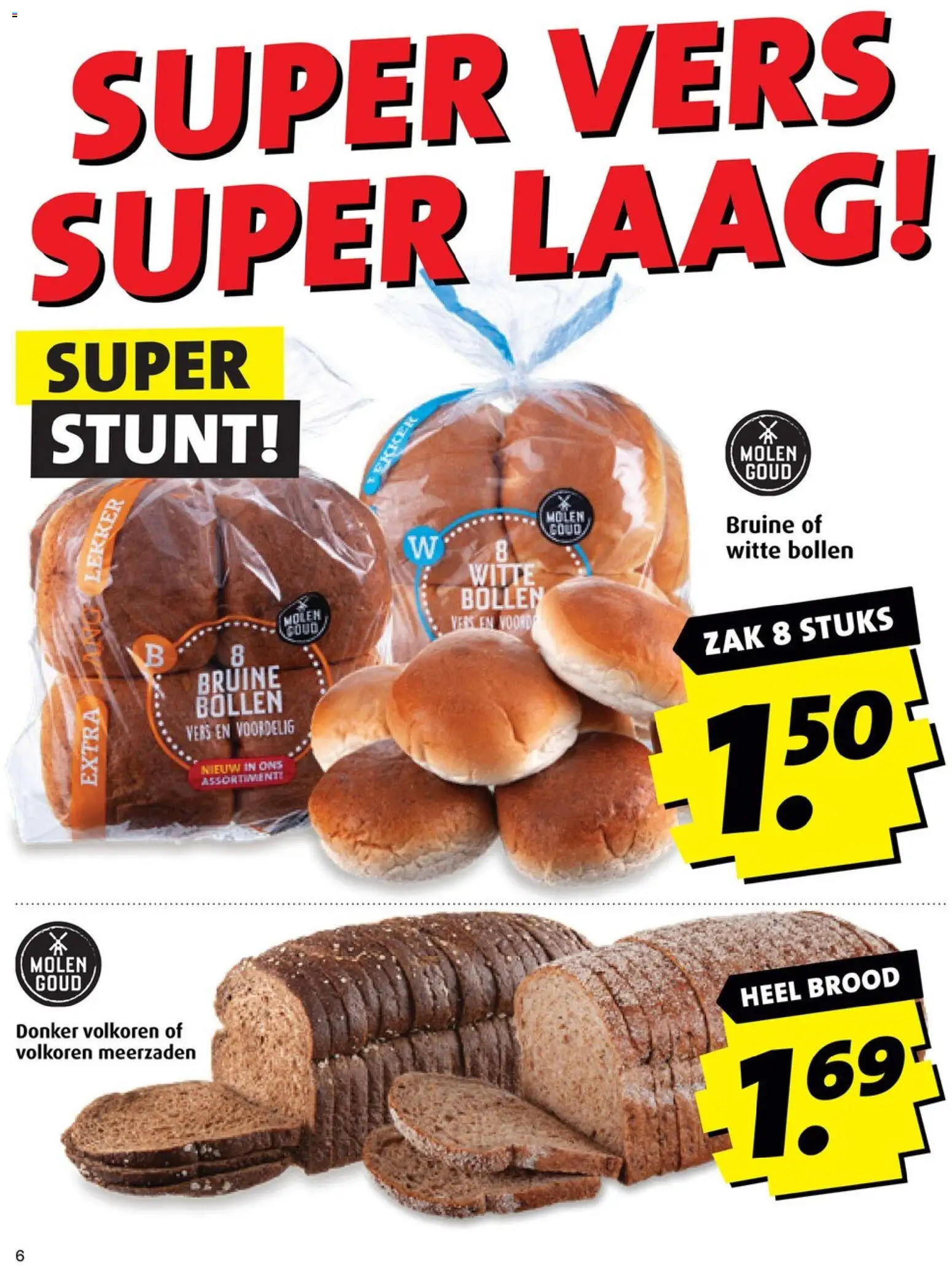 {H1} | Pagina: 6 | Producten: Brood, Zak