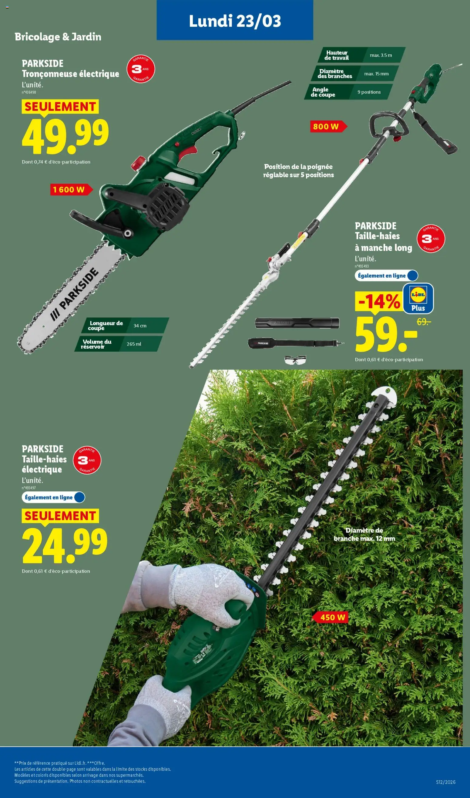 {H1} | Page: 49 | Produits: Tronçonneuse, Tronçonneuse electrique