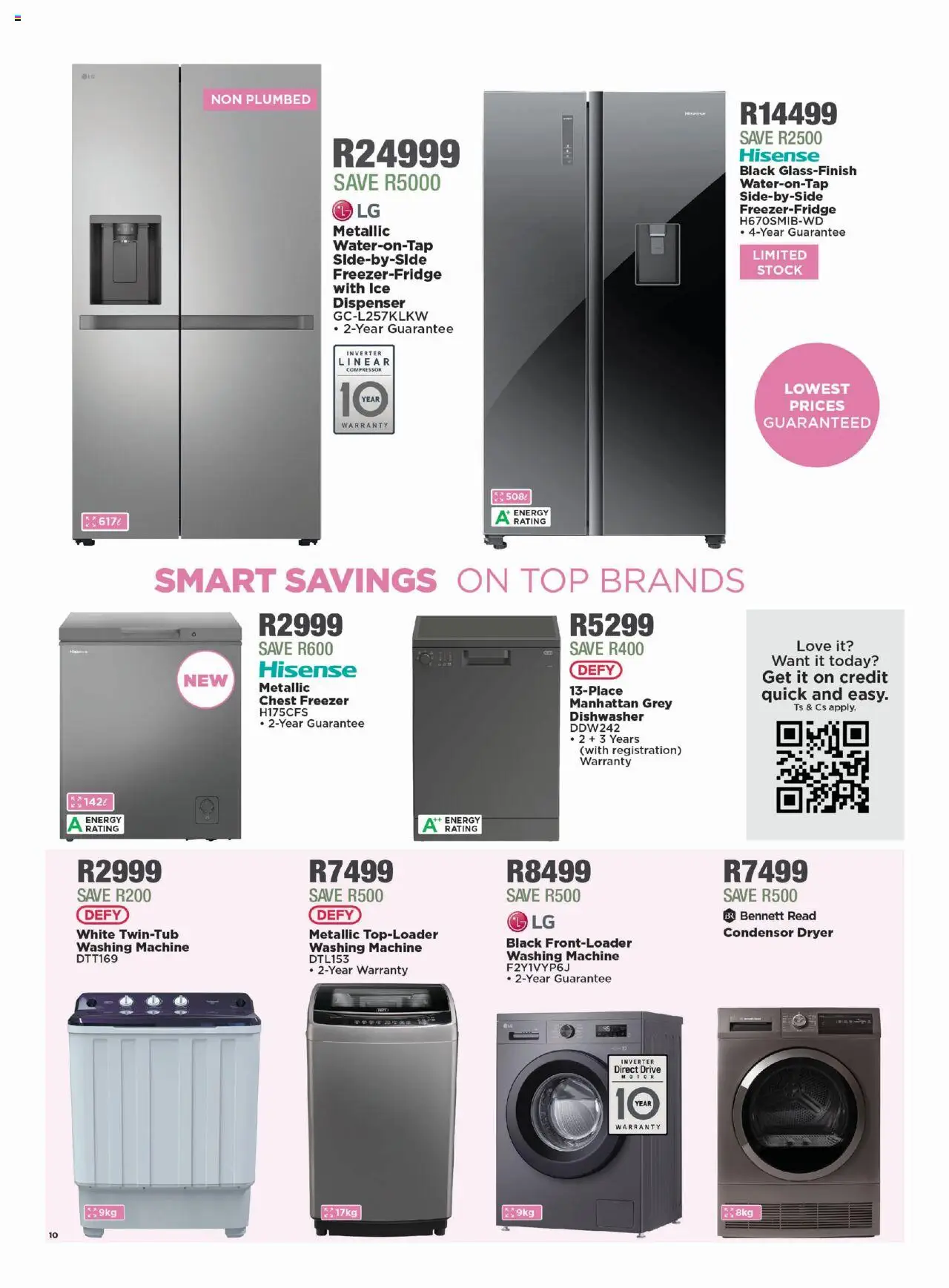 New House and Home catalogue – valid from 08.09.2025 | Page: 10 | Products: Dryer, Dishwasher, Compressor, Stock