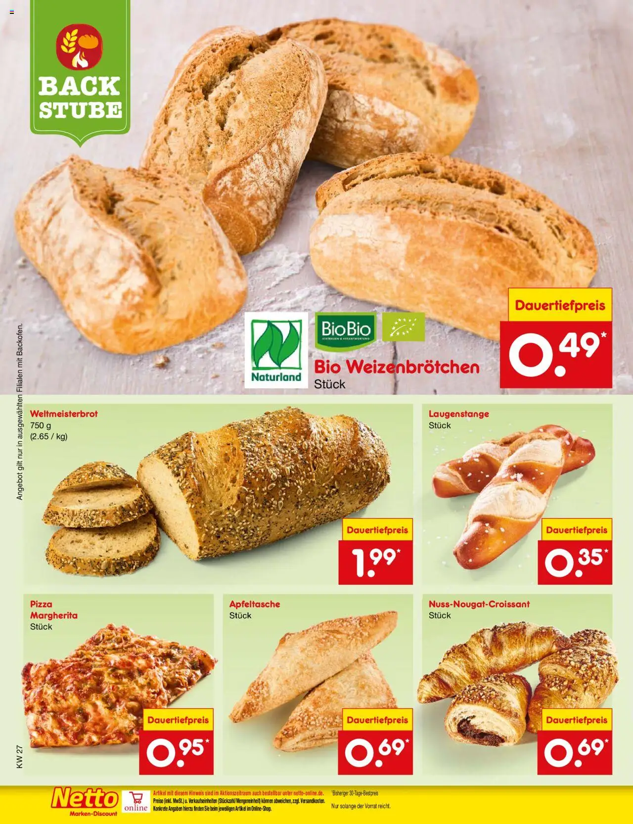 Netto Marken-Discount Prospekt 	 - gültig ab dem 30.06.2025 | Seite: 21 | Produkte: Apple, Croissant, Pizza