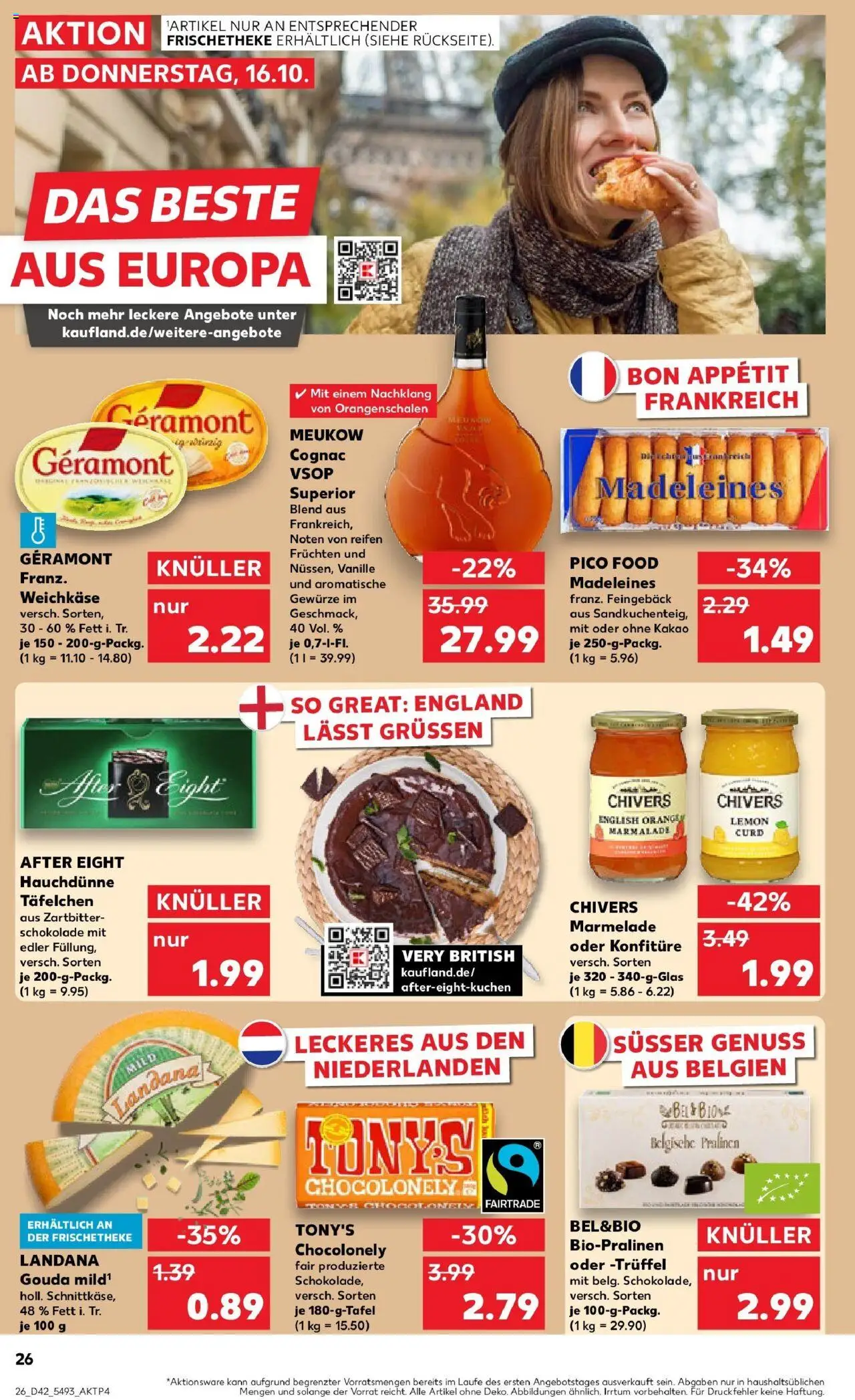 Kaufland prospekt Laupheim	 – gültig ab 19.10.2025 | Seite: 26 | Produkte: Geramont, Schokolade, Gouda, Gewürze