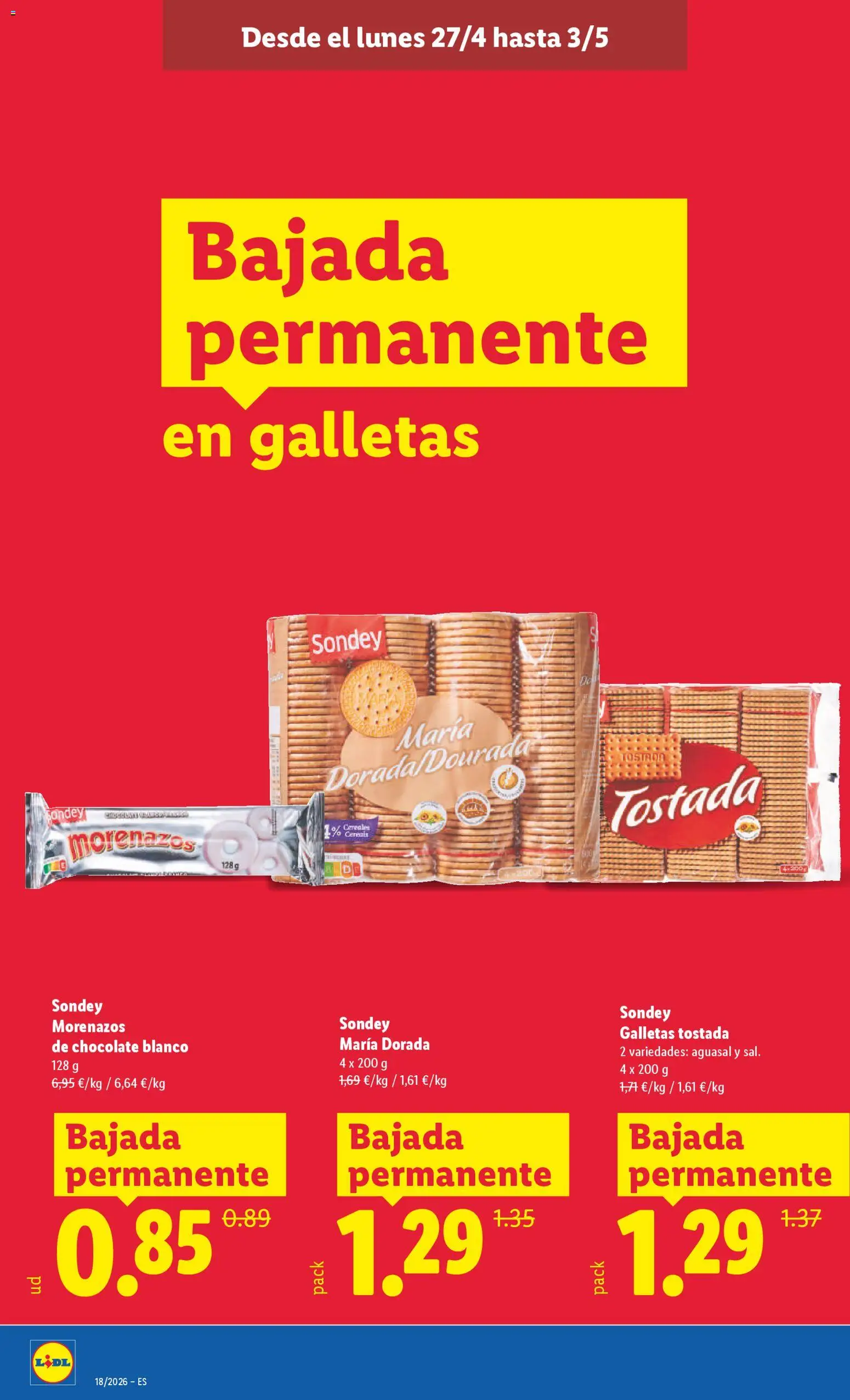 Lidl folleto │ válido desde el 27.04.2026 | Página: 48 | Productos: Chocolate, Cereales, Galletas