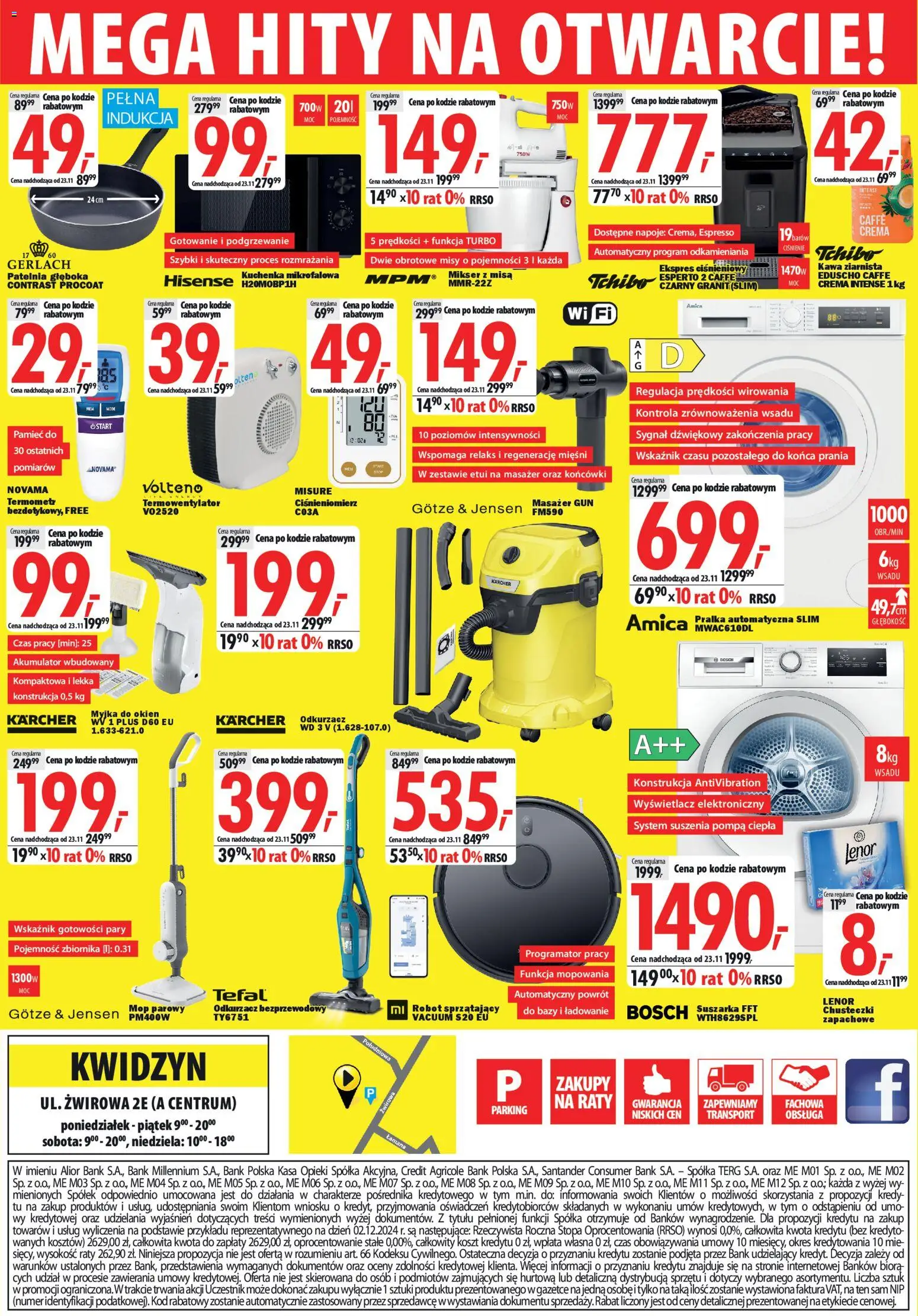 Mediaexpert Gazetka - Wielkie otwarcie Kwidzyn od 13.11.2025 | Strona: 8 | Produkty: Ekspres ciśnieniowy, Kawa ziarnista, Ciśnieniomierz, Napoje