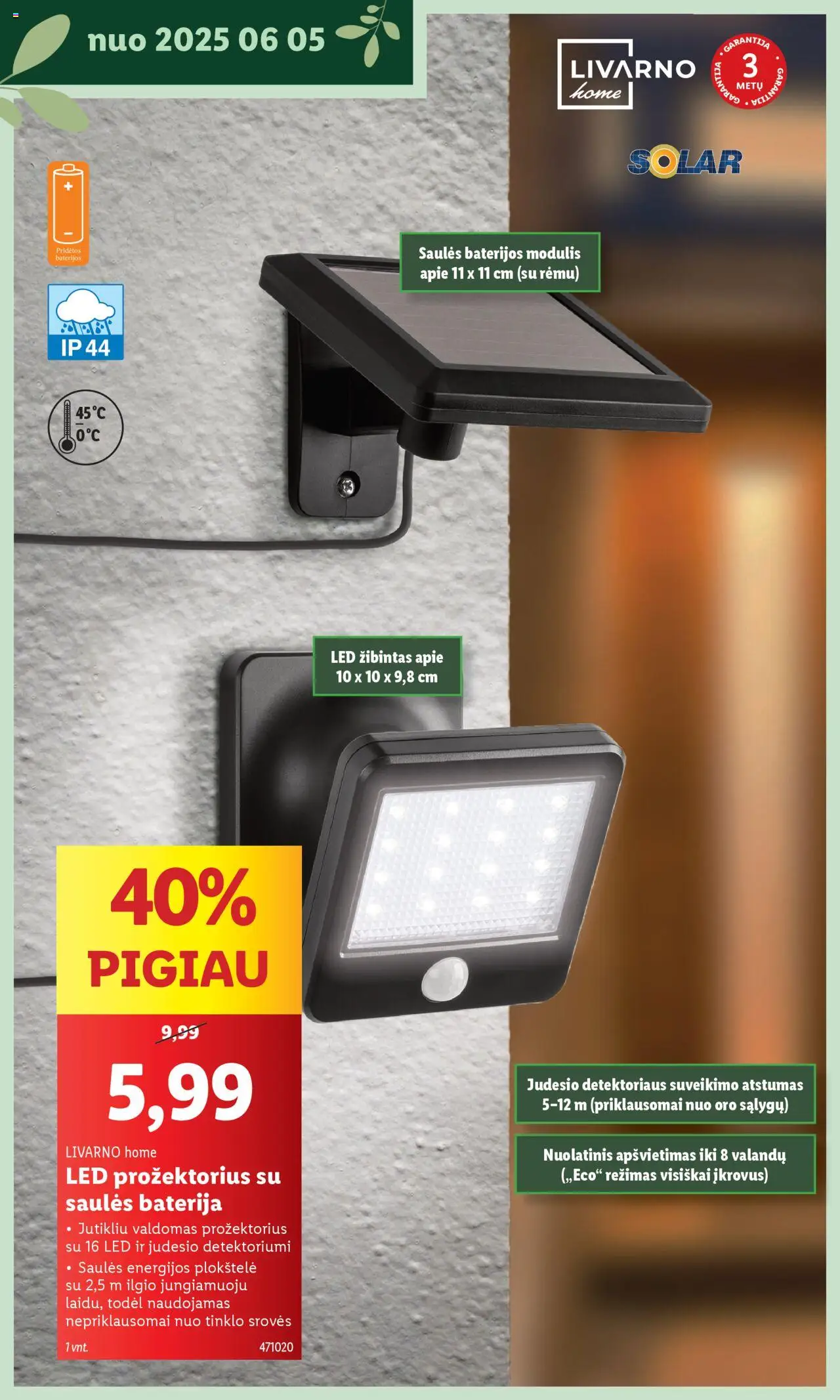 LIDL leidinys - Švenčiame sodą│galioja nuo 12.05.2025 | Puslapis: 28 | Prekių: Baterija