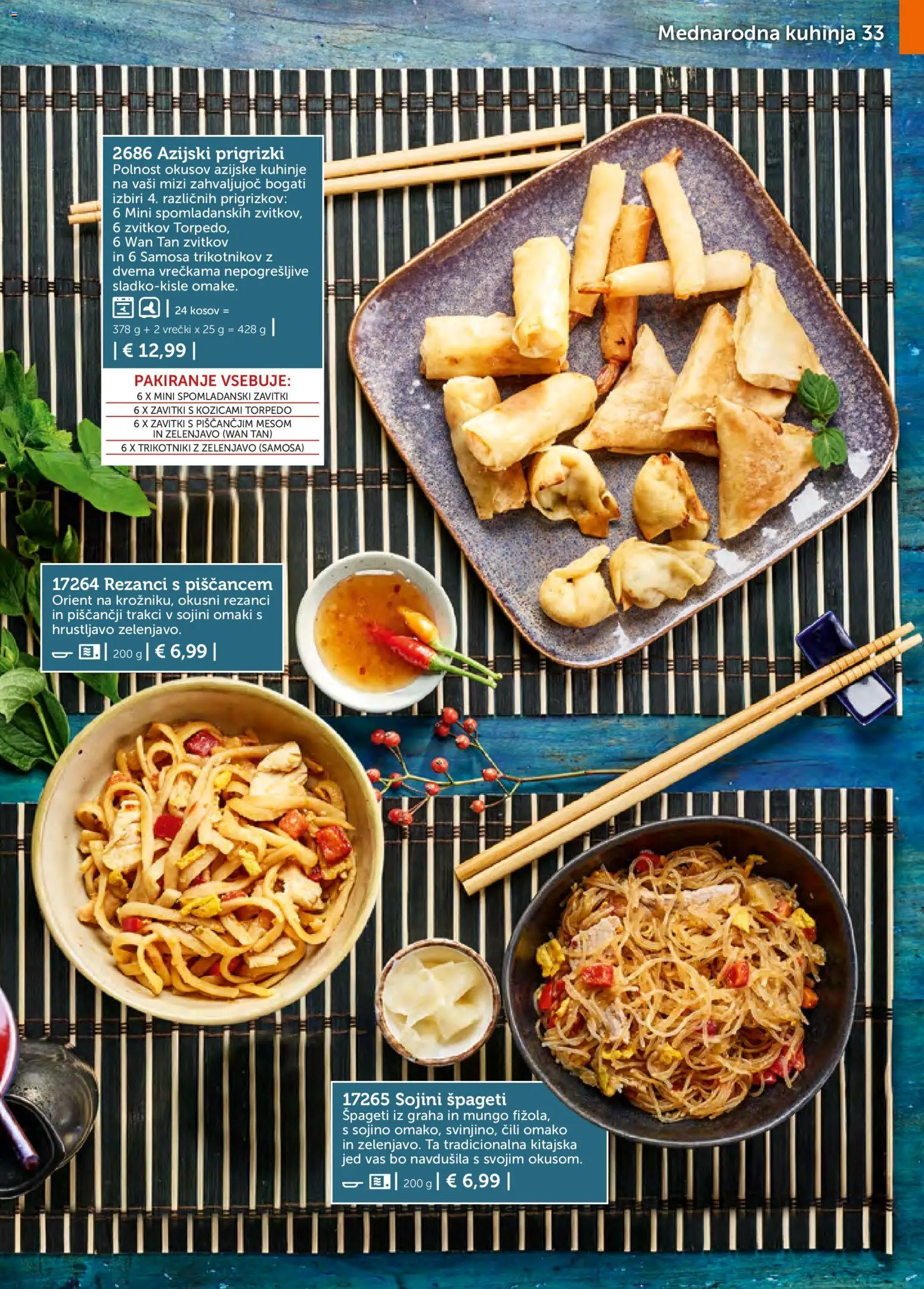 Novi Bofrost katalog ponudbe – veljaven od 01.11.2025 | Stran: 33 | Izdelki: Kuhinja, Prigrizki, Spageti, Cili