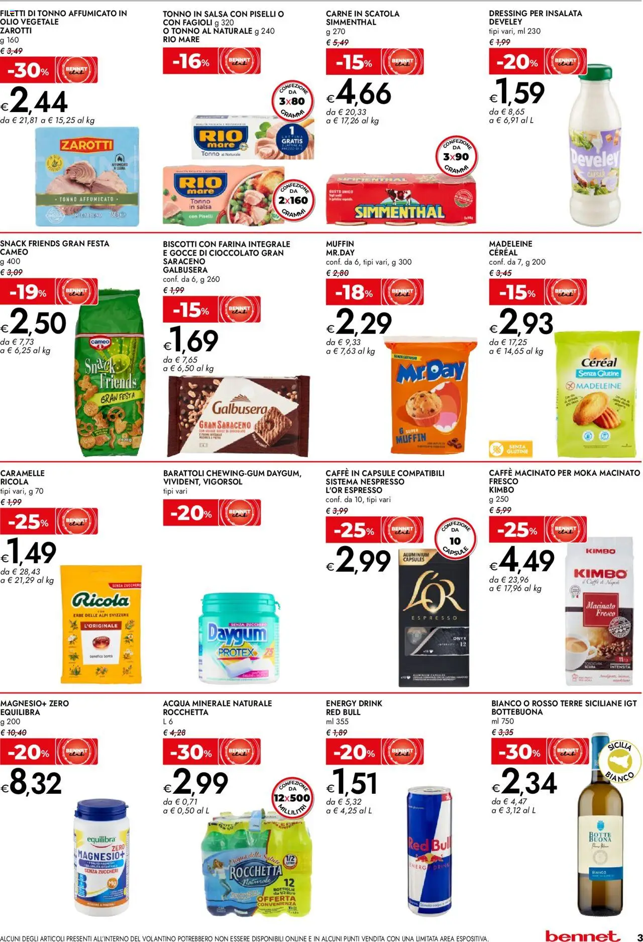 Volantino bennet del 11.09.2025 | Pagina: 3 | Prodotti: Caramelle, Fagioli, Olio, Tonno al naturale