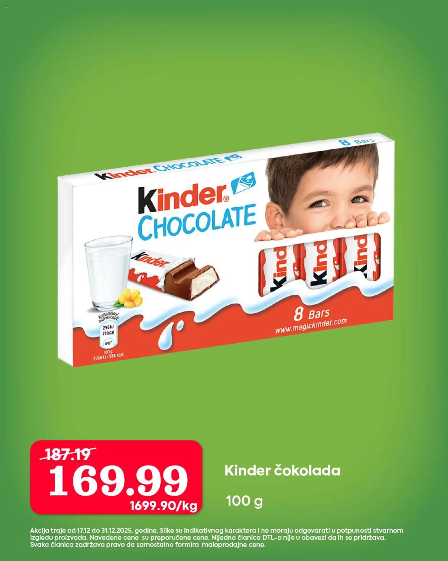 Senta Promet katalog - važi od 17.12.2025 | Strana: 16 | Proizvode: Čokolada