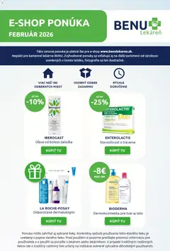 BENU Lekáreň leták platný od 01.02.2026
