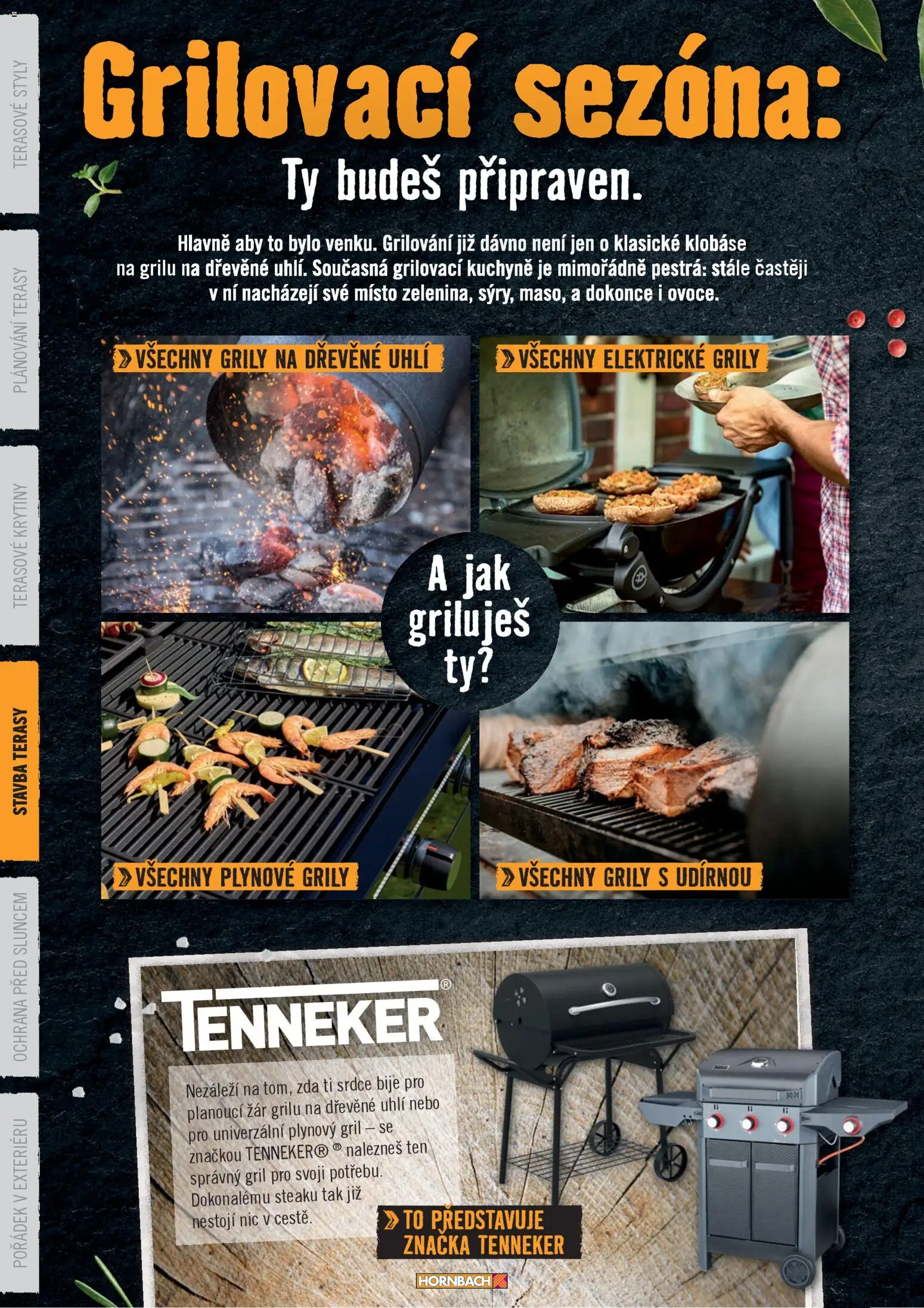 HORNBACH leták - Terasa od 01.01.2026 | Strana: 38 | Produkty: Grilování, Dřevěné uhlí, Gril, Kuchyně