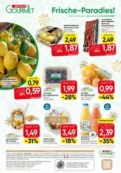 SPAR Gourmet Flugblatt ab 18.12.2025 gültig | Seite: 12 | Produkte: Gemüse, Obst