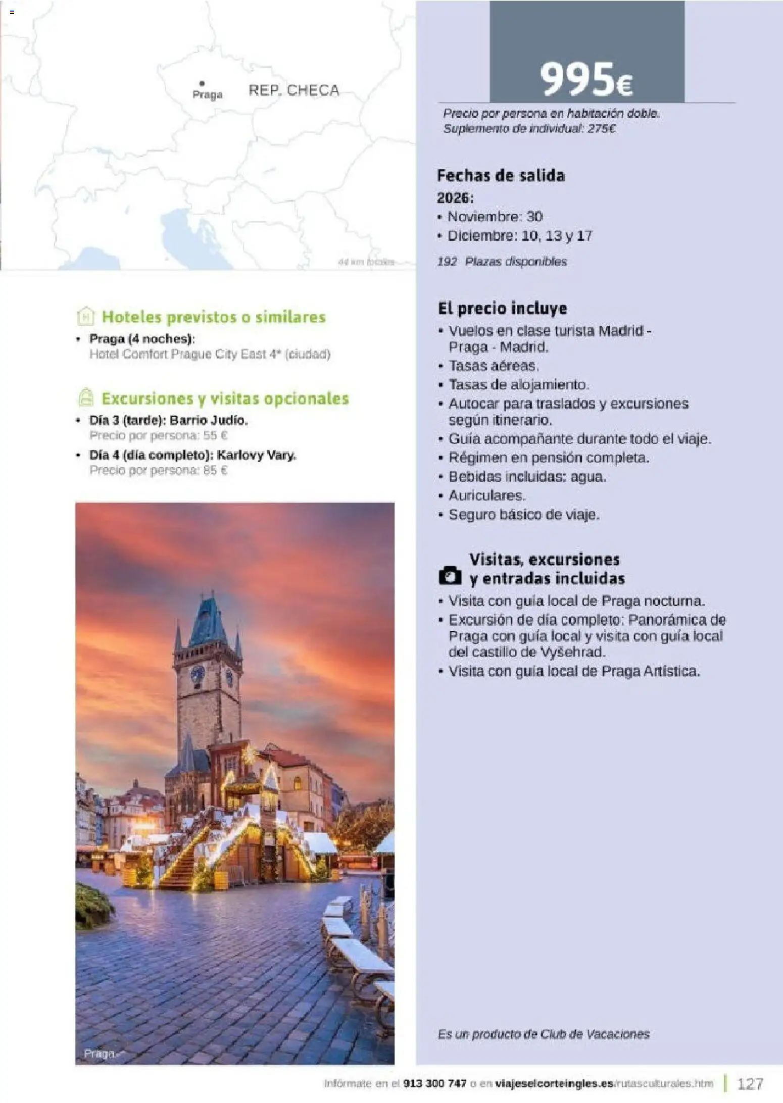 Viajes El Corte Inglés Rutas Culturales de la Comunidad de Madrid │ válido desde el 01.04.2026 | Página: 127