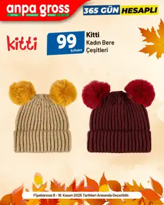 08.11.2025 tarihinden itibaren geçerli olan Anpa Gross kataloğu önizlemesi