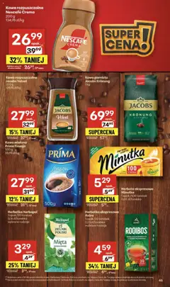 Delikatesy Centrum Gazetka od 04.09.2025 | Strona: 46 | Produkty: Kawa mielona Prima, Kawa rozpuszczalna, Delikatesy, Mięta