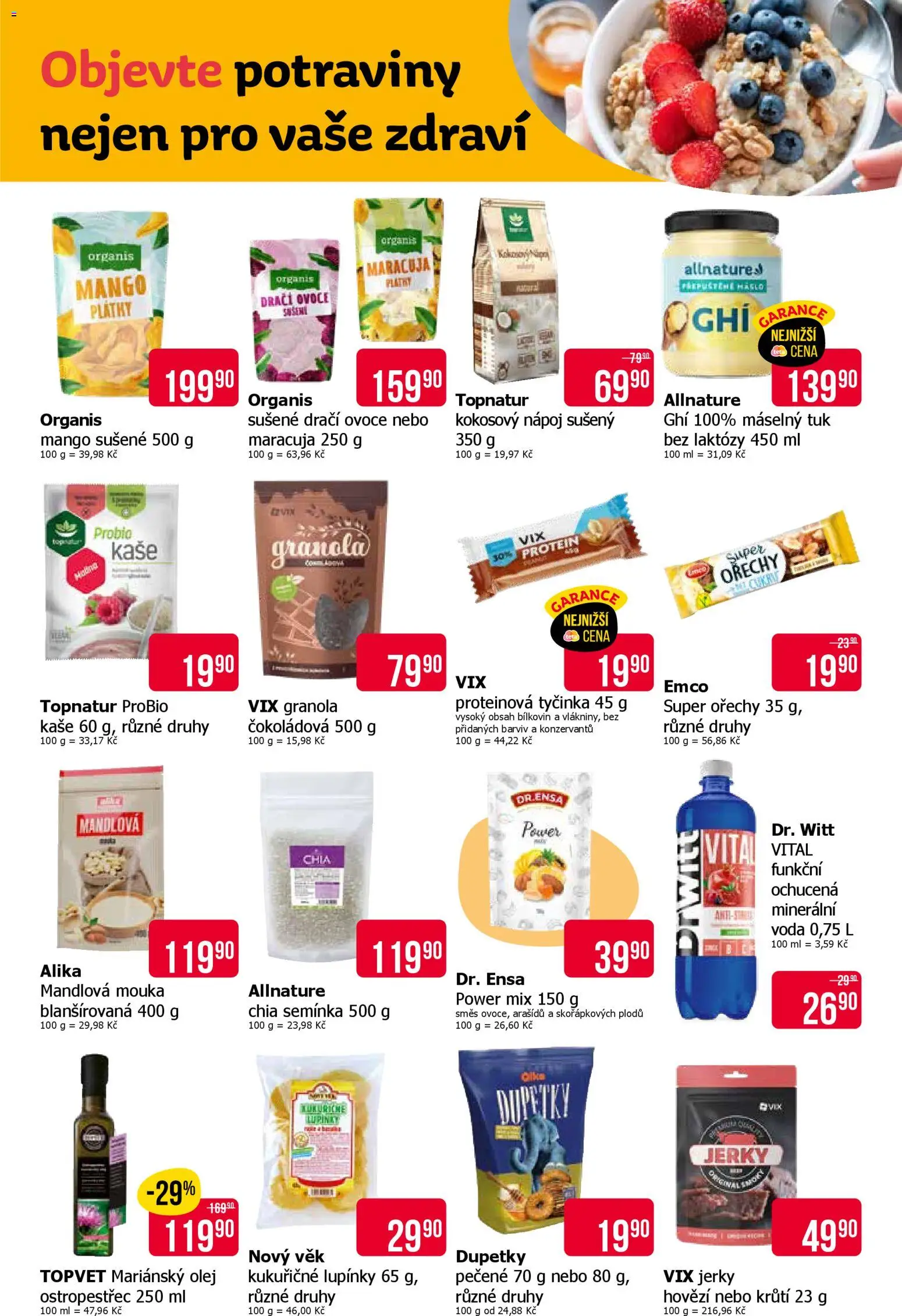 TETA Drogerie leták - Klub od 26.02.2026 | Strana: 12 | Produkty: Ovoce, Olej, Protein, Jerky