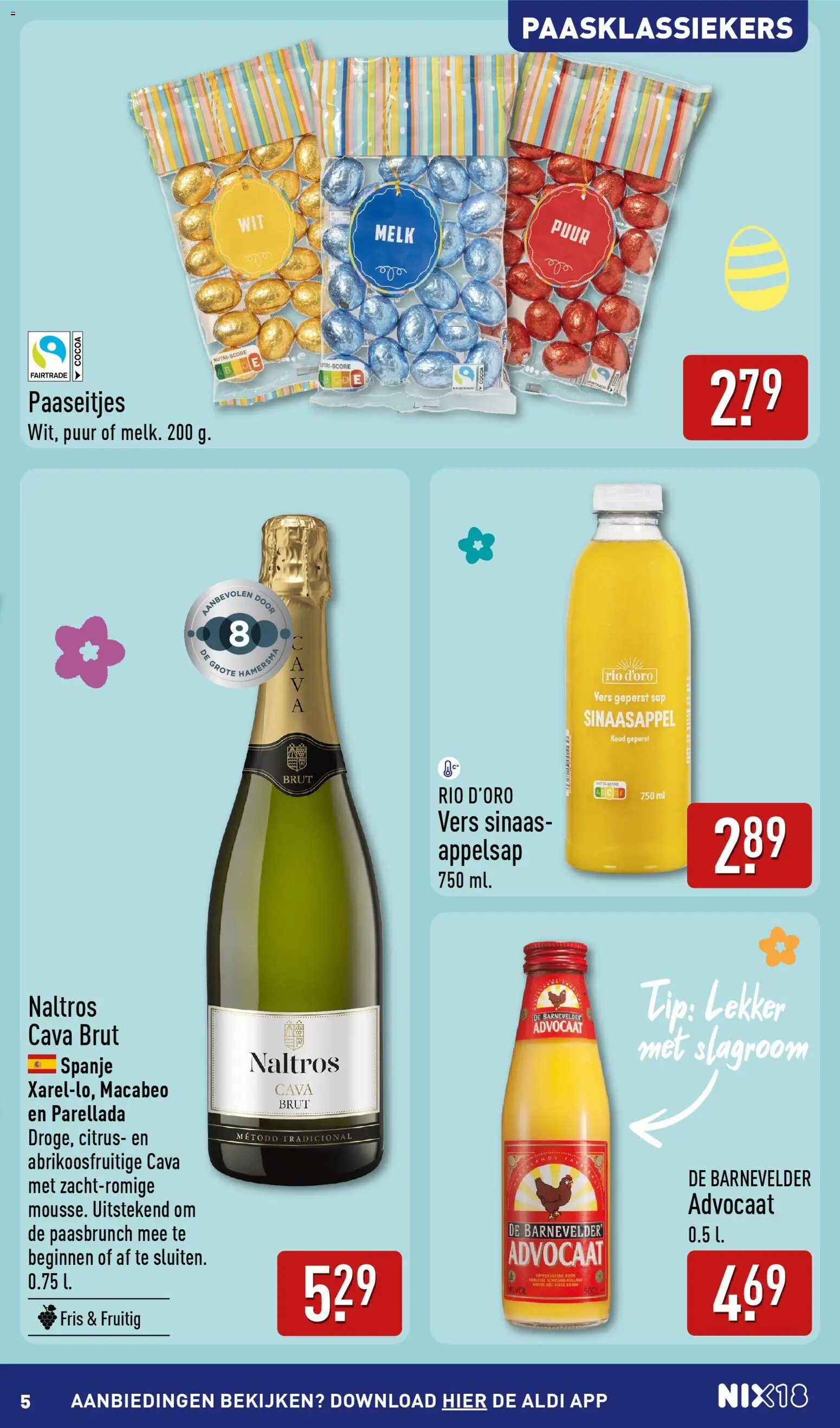 {H1} | Pagina: 5 | Producten: Melk, Sap, Slagroom