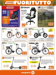 Volantino Expert del 31.07.2025 | Pagina: 23 | Prodotti: Monopattino, Braccioli, Disco, Batteria