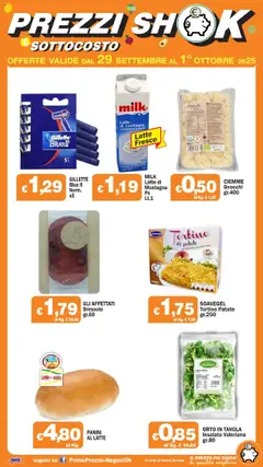 Anteprima del volantino Volantino Primo Prezzo	 valido a partire dal 29.09.2025