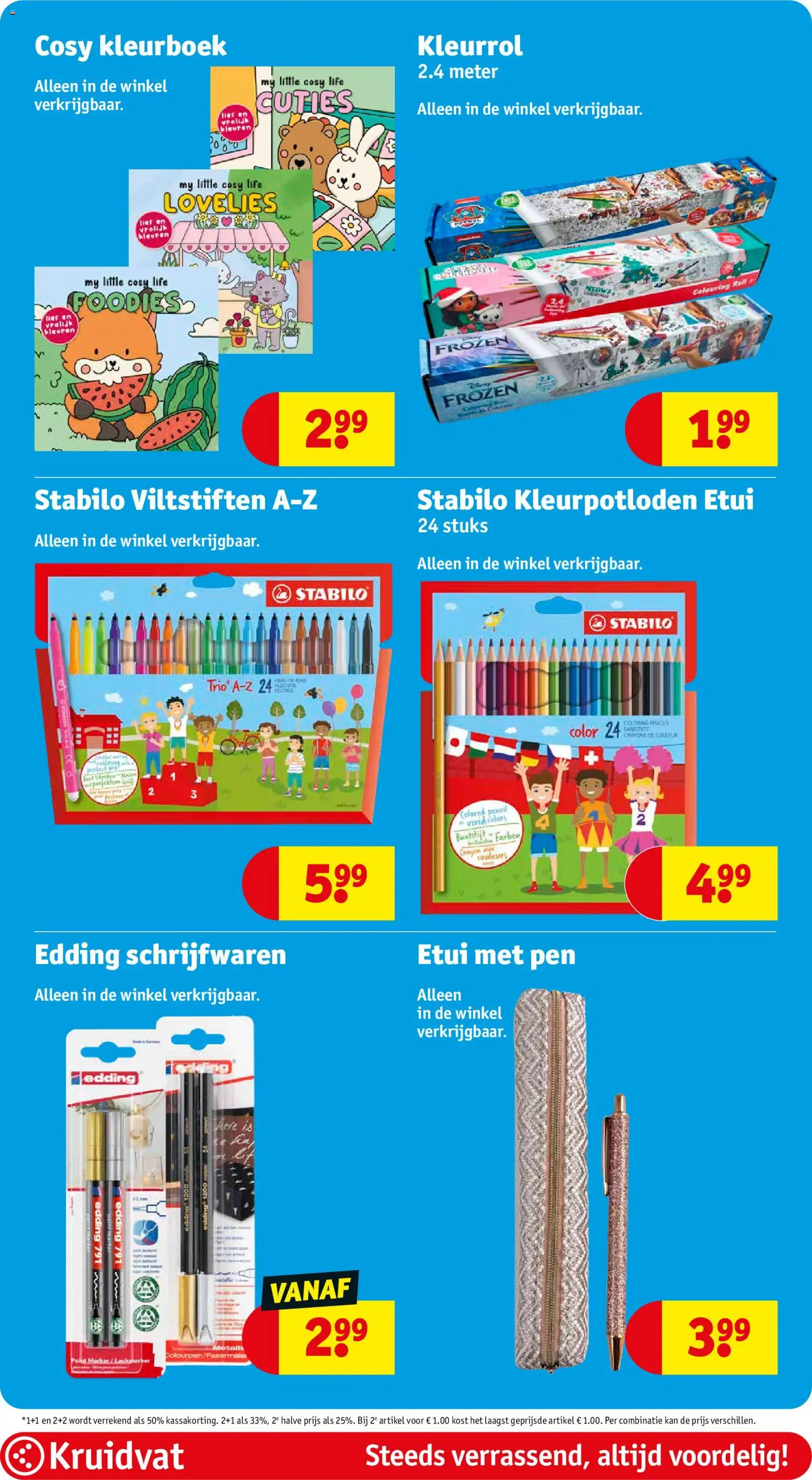 {H1} | Pagina: 55 | Producten: Pen, Kleurpotloden, Kan, Etui