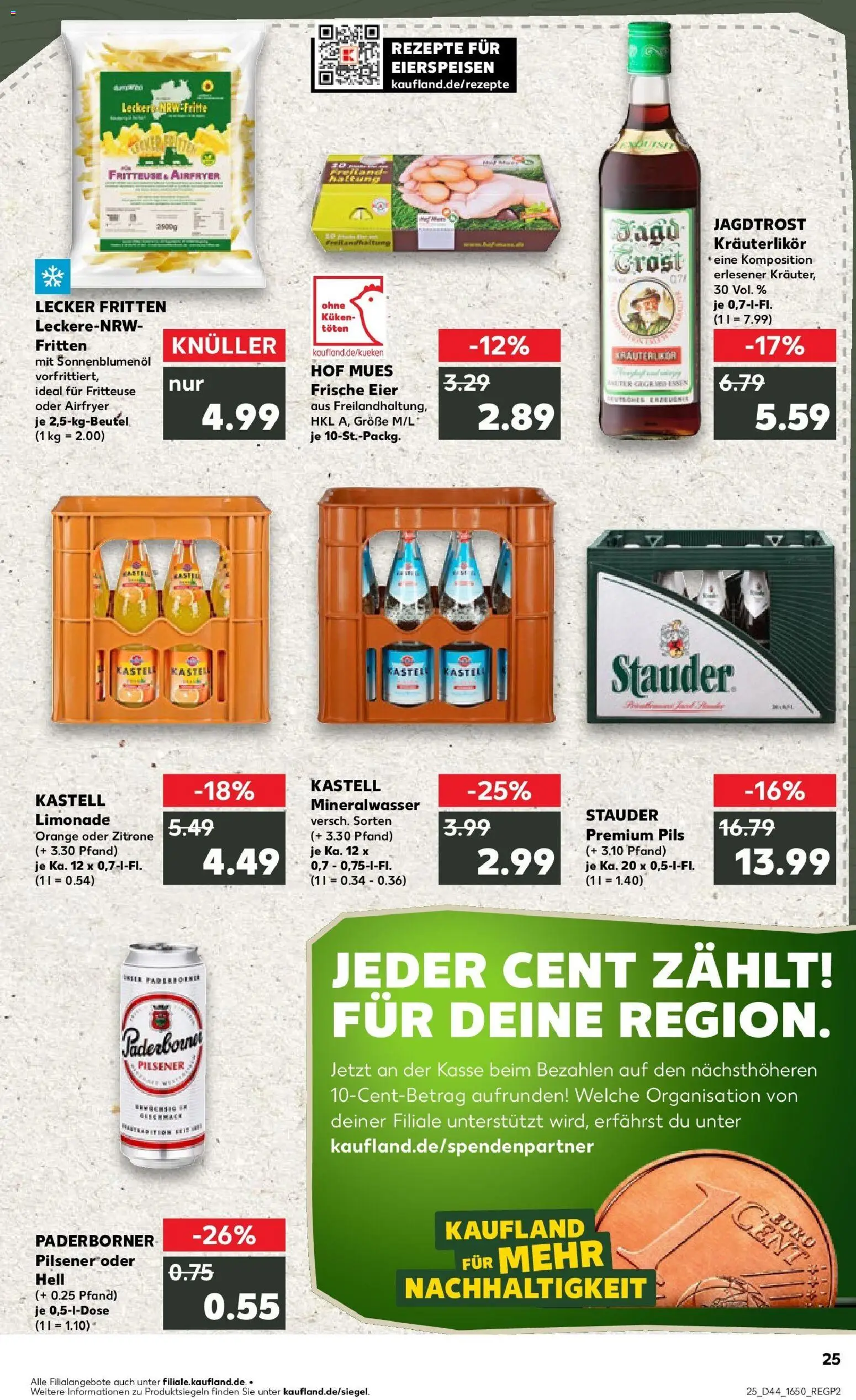 Kaufland prospekt Herten	 – gültig ab 30.10.2025 | Seite: 25 | Produkte: Eier, Sonnenblumenol, Zitrone, Fritteuse