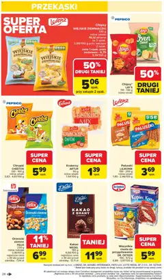 Pogląd oferty "Carrefour Gazetka" - ważna od 03.11.2025 | Strona: 30 | Produkty: Kakao, Chrupki, Krakersy, Orzeszki ziemne