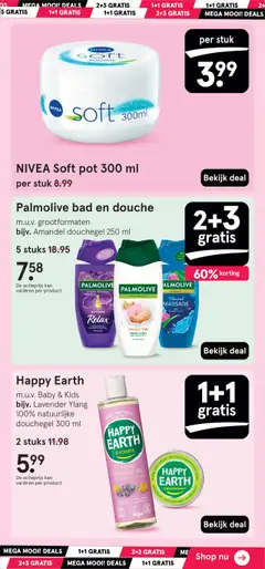 Palmolive bad en douche, Palmolive bad en douche m.u.v. grootformaten bijv. Amandel douchegel 250 ml - Voorbeeld van een folder van Etos, geldig van 06.10.2025 | Pagina: 25
