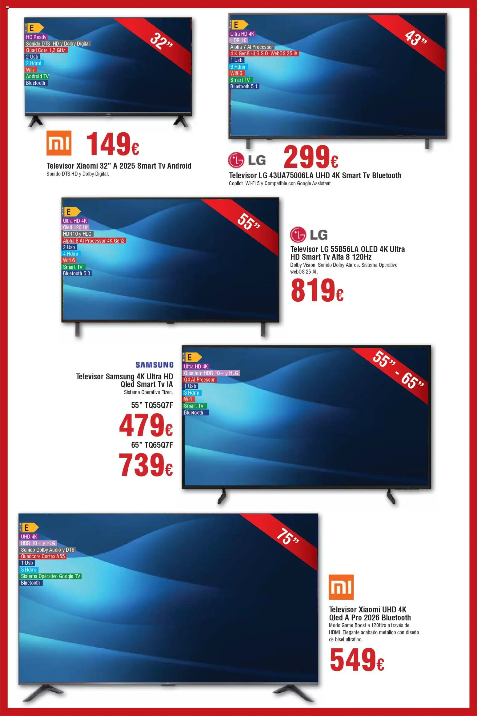 Froiz - Hiper FROIZ │ válido desde el 29.01.2026 | Página: 2 | Productos: Televisor, Audio, USB