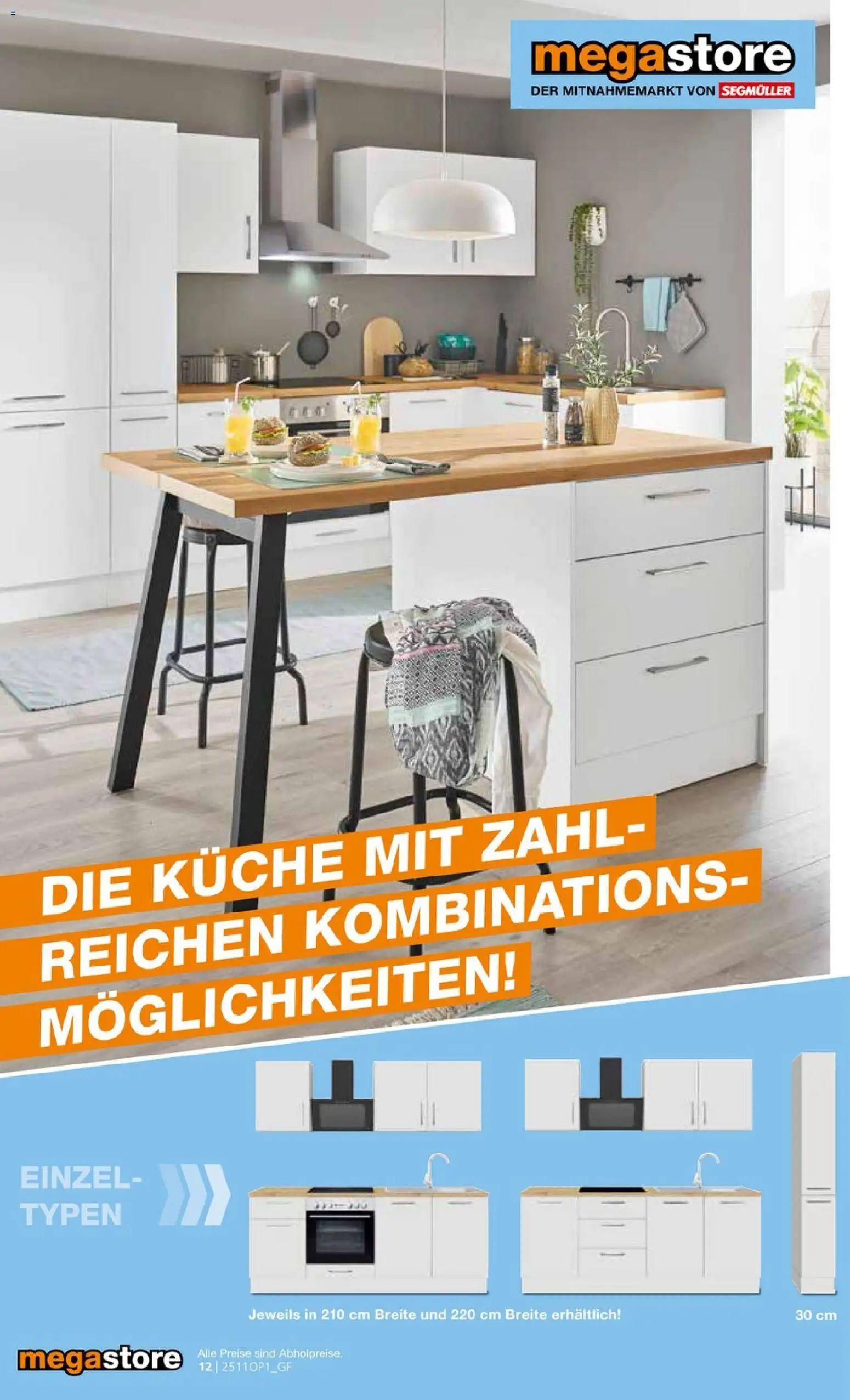 Segmüller Moderne Küchen Mega Günstig – gültig ab 03.11.2020 | Seite: 12 | Produkte: Küche