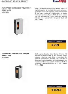 Anteprima del volantino Eurobrico Stufe a Pellet catalogo valido a partire dal 23.07.2025 | Pagina: 15 | Prodotti: Pellet, Stufa a pellet, Stufa, Top