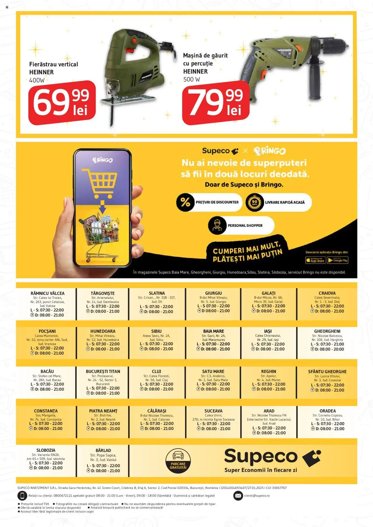 Catalog Supeco – valabil de la 21.08.2025 | Pagină: 28 | Produse: Mașină de găurit