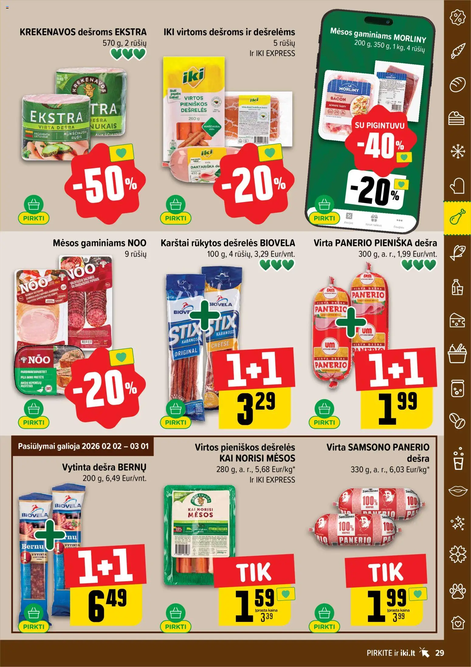 IKI akcijos nuo 09.02.2026 | Puslapis: 29