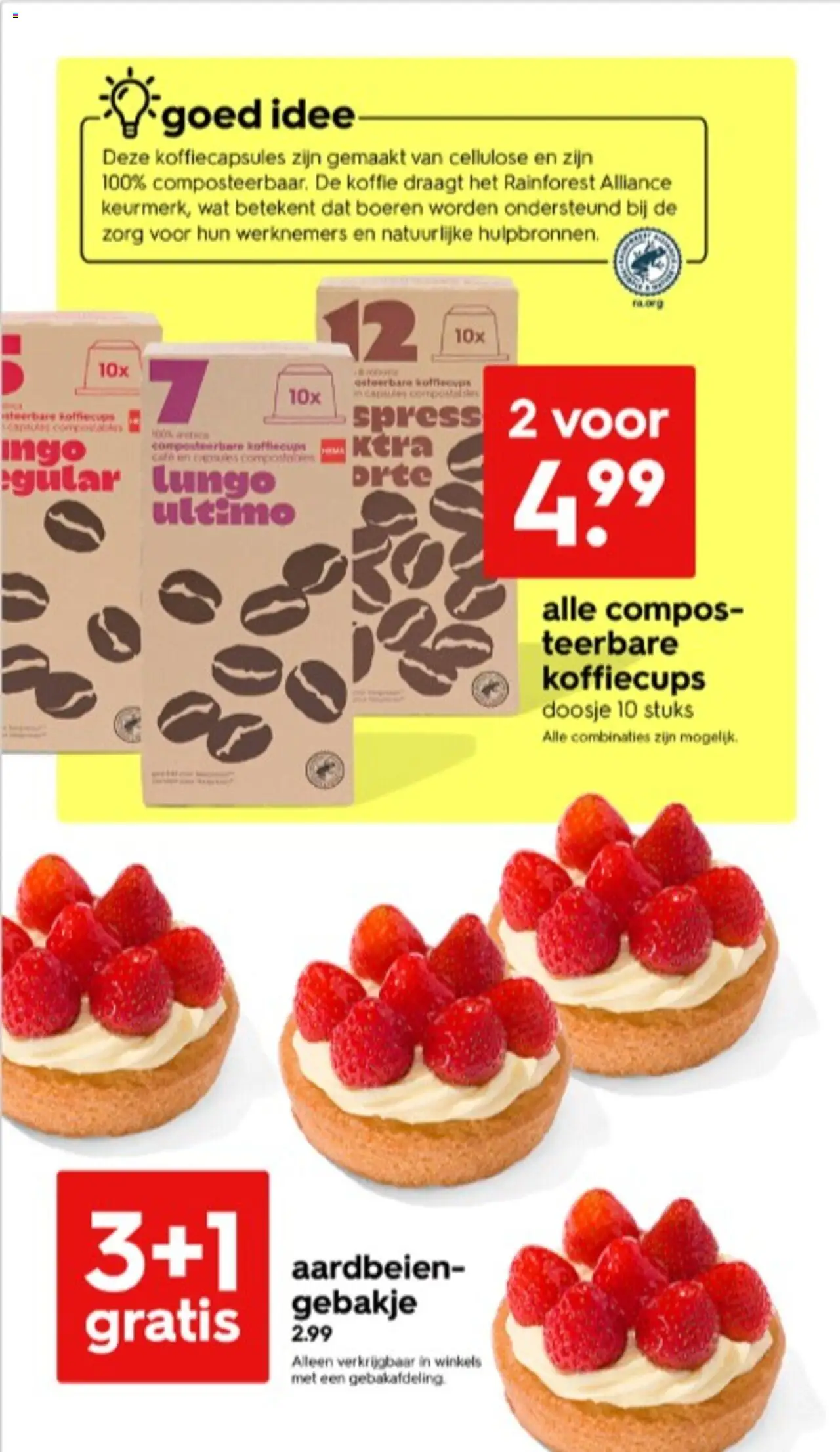  | Pagina: 20 | Producten: Koffie, Koffiecapsules, Aardbeien
