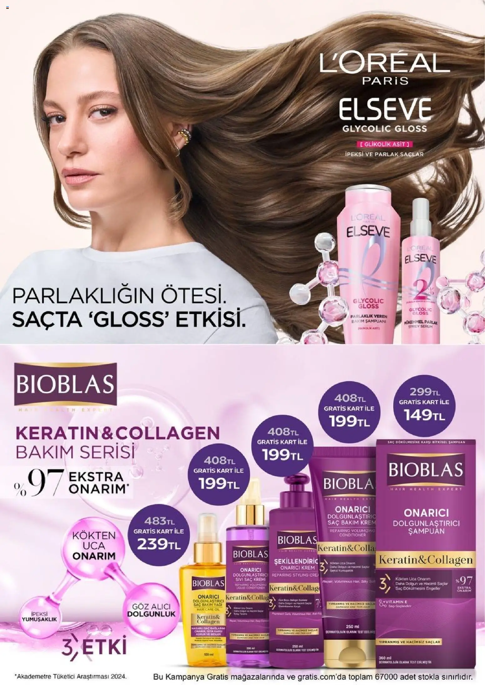 Gratis Katalog - 02.03.2026 tarihinden itibaren geçerlidir | Sayfa: 38 | Ürünler: Şampuan, Saç Kremi, Krem