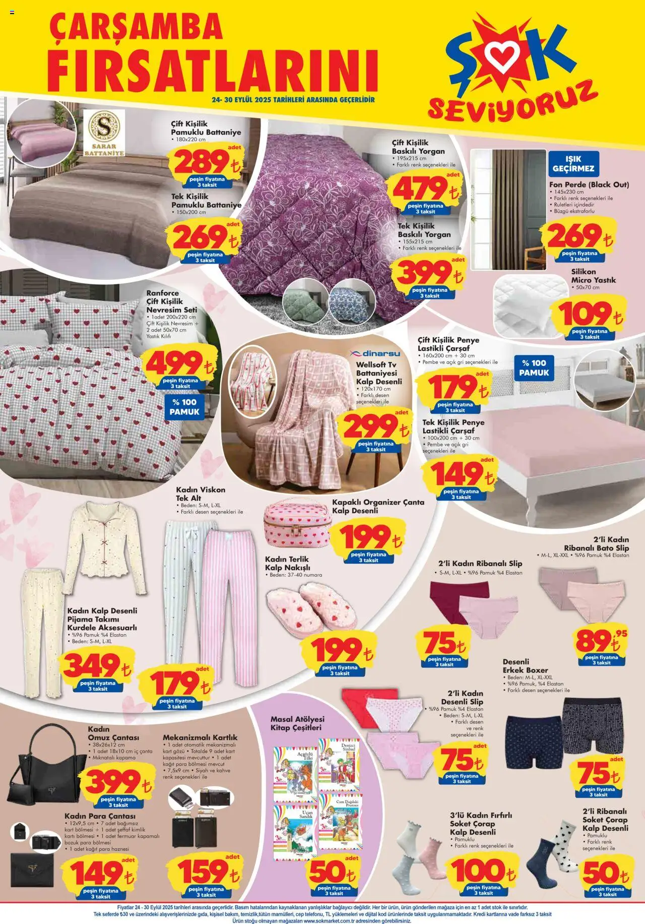 Şok Market Katalog - 24.09.2025 tarihinden itibaren geçerlidir | Sayfa: 5 | Ürünler: Battaniye, Çarşaf, Pijama, TV