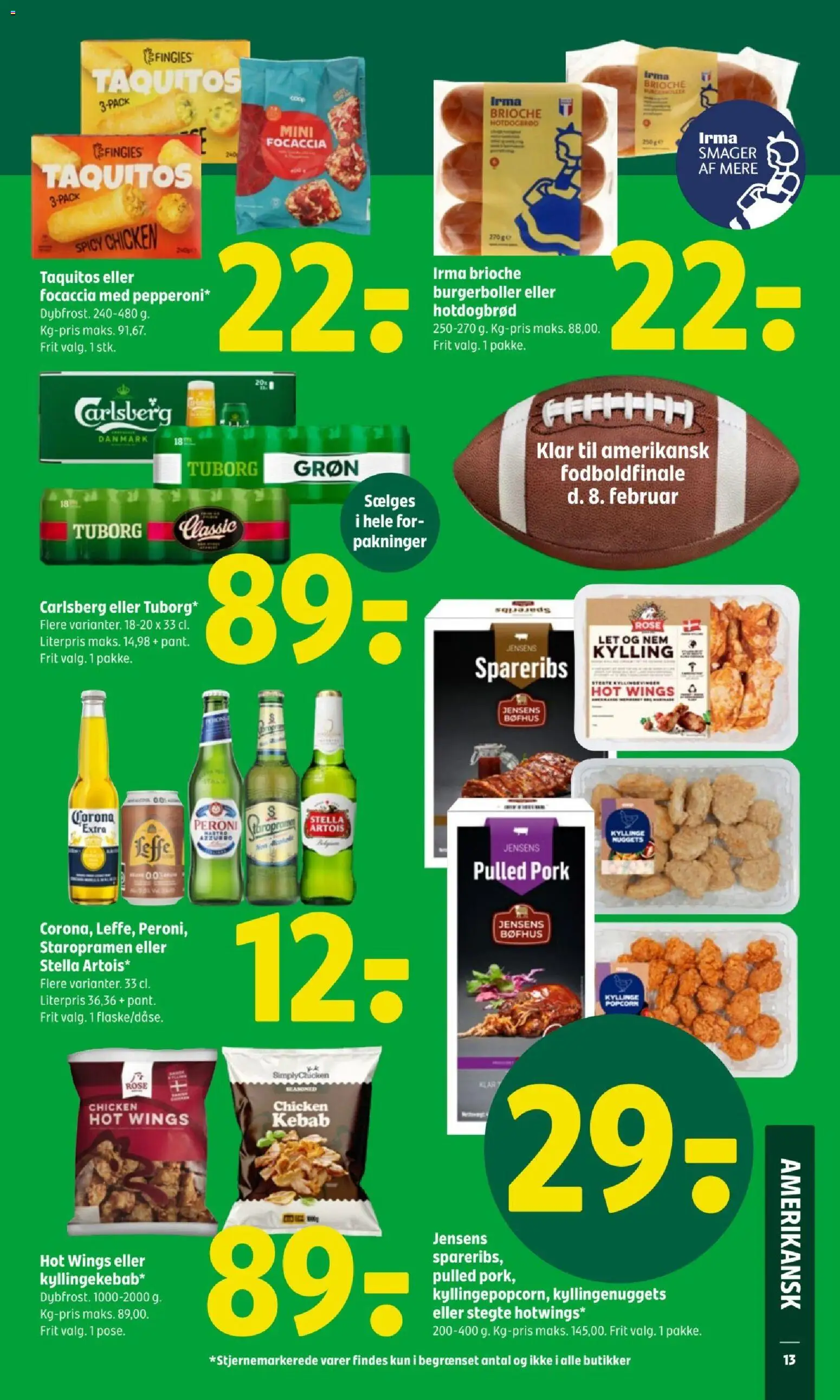 Coop 365 tilbudsavis – gyldig fra 05.02.2026 | Side: 15 | Produkter: Hotdogbrød, Spareribs, Burgerboller, Focaccia