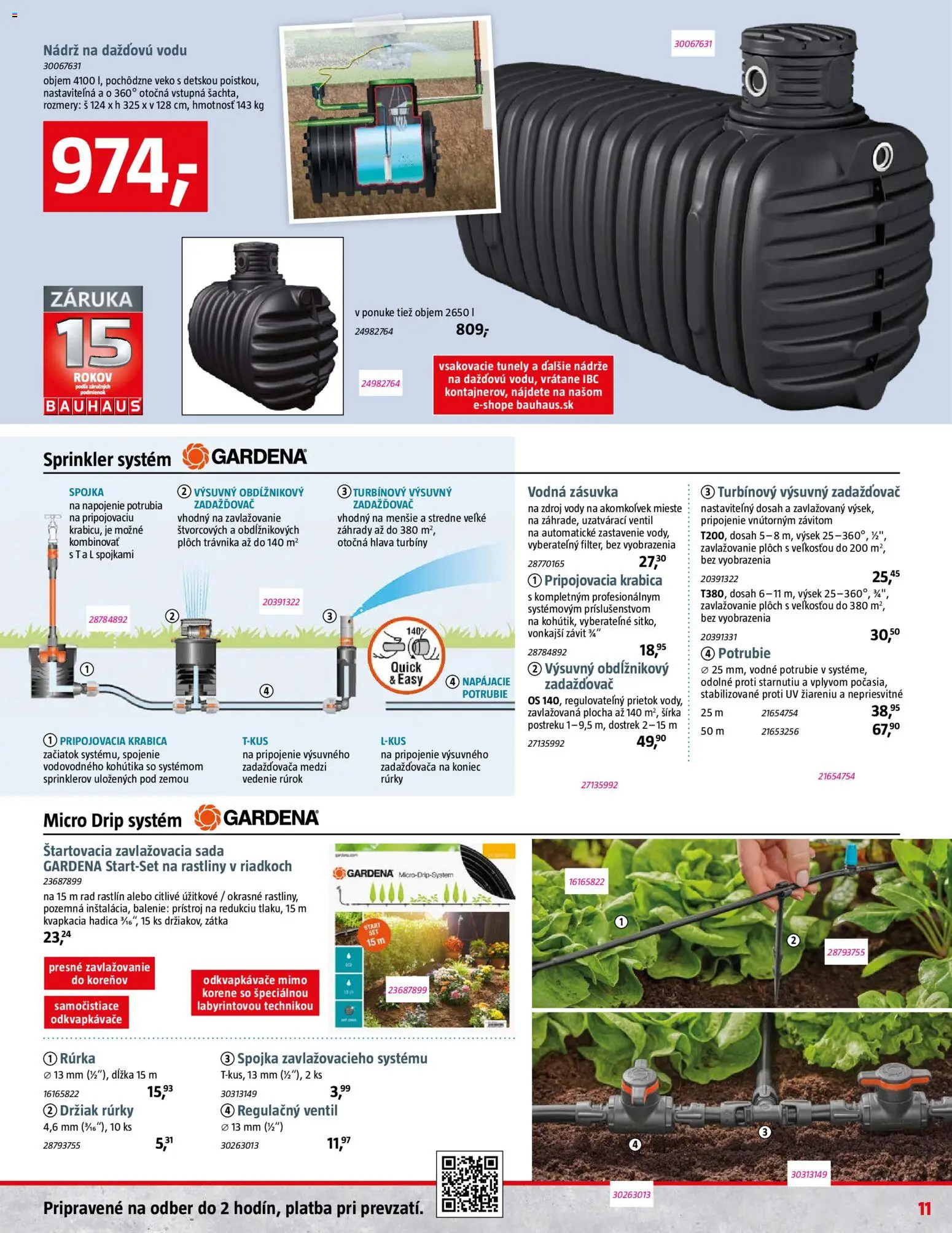 Nové Bauhaus akcie – leták je platný od 09.03.2026 | Strana: 11 | Produkty: Ventil, Zásuvka