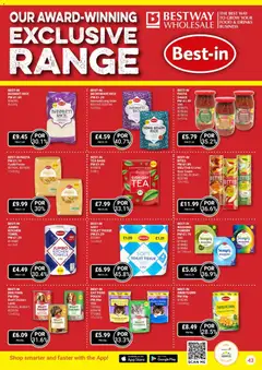 Preview of Bestway - The Big Deals Brochure valid from 07.11.2025 | Page: 43