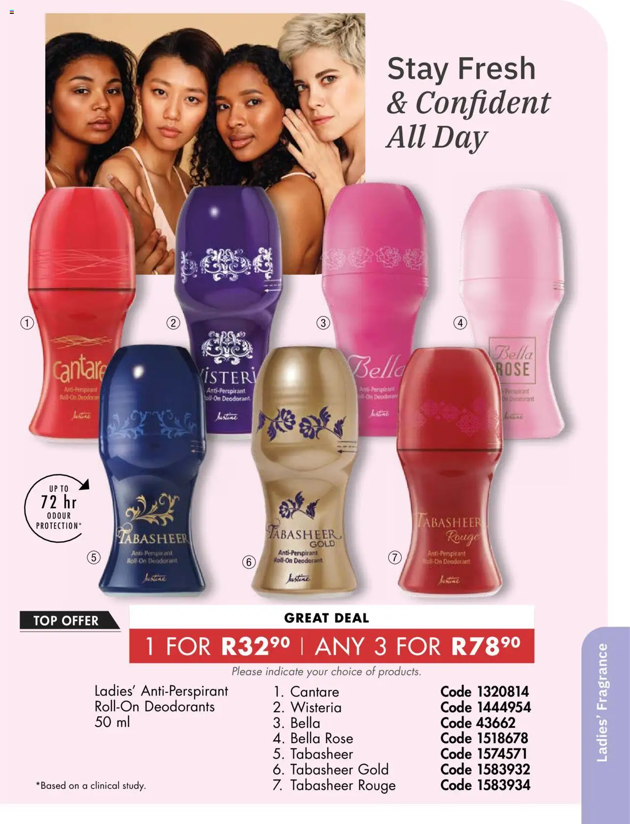 Justine Specials │ valid from 01.08.2025 | Page: 60 | Products: Fragrance, Deodorant, Antiperspirant