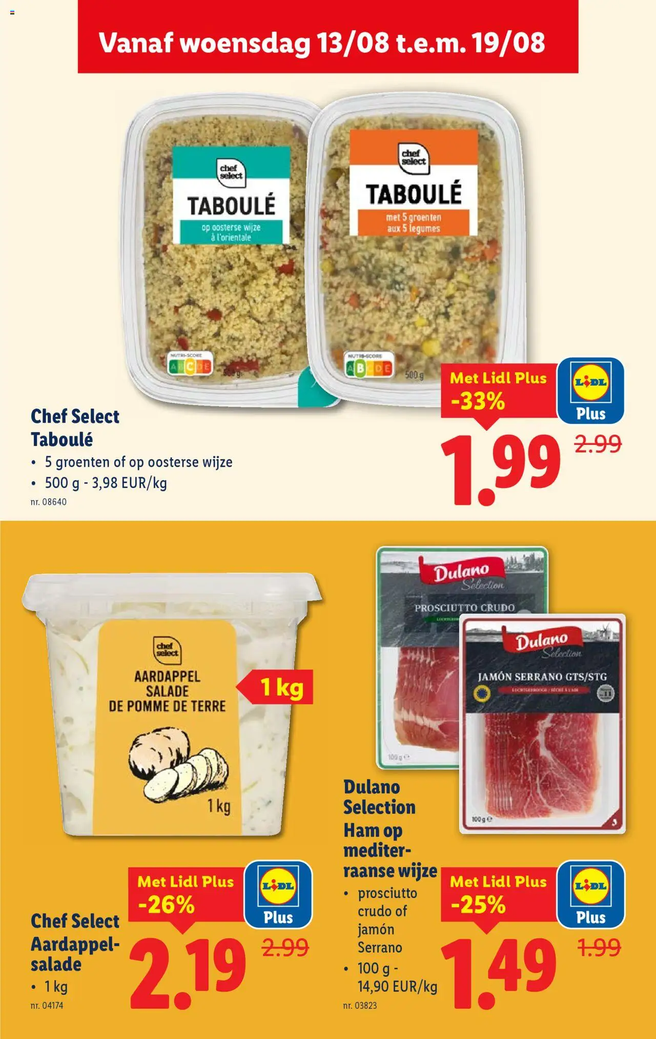  | Pagina: 21 | Producten: Ham, Salade, Aardappel, Citrompótló tabletta