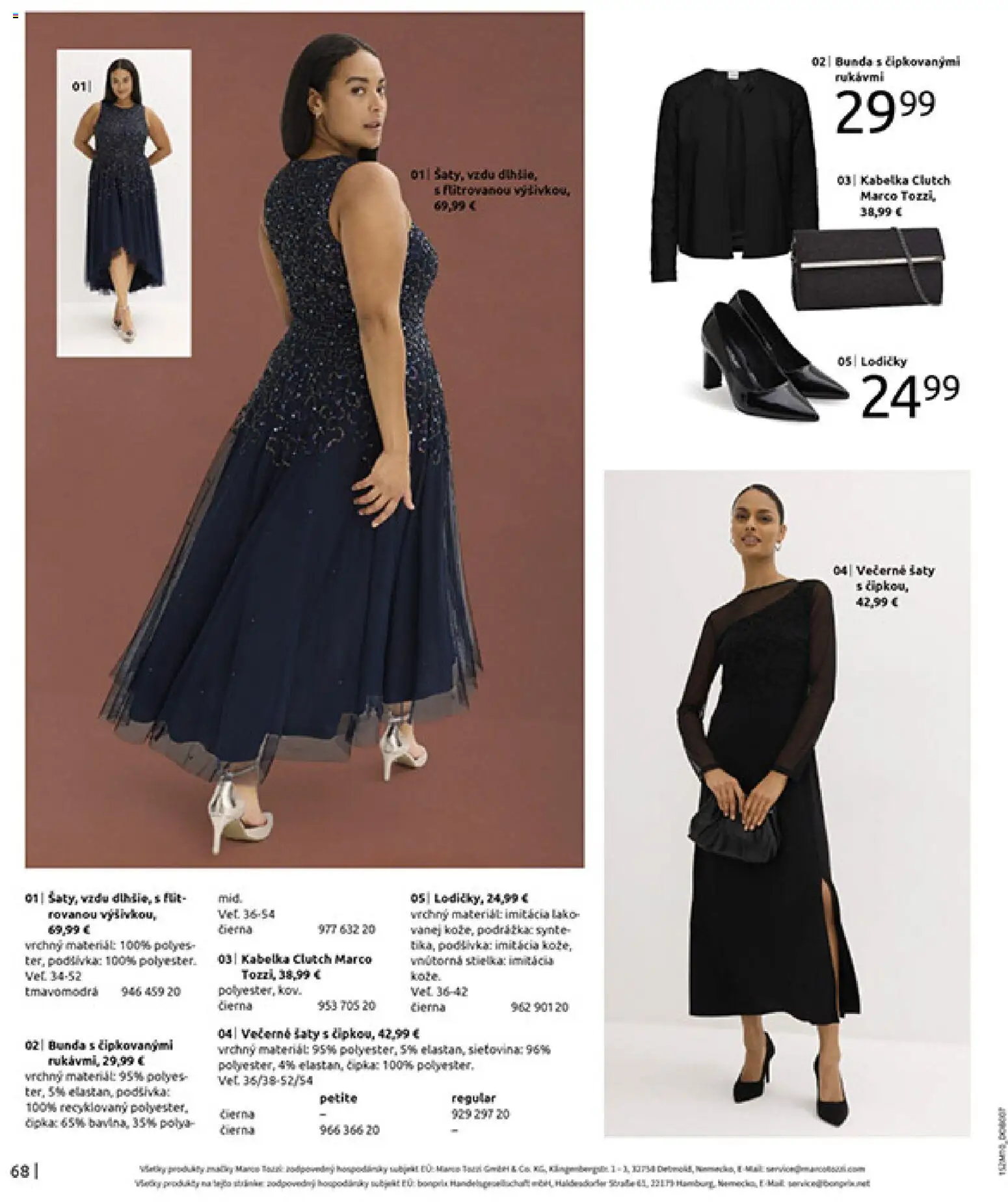 Nové Bonprix akcie – leták je platný od 24.11.2025 | Strana: 70 | Produkty: Šaty, Bunda, Lodičky, Kabelka