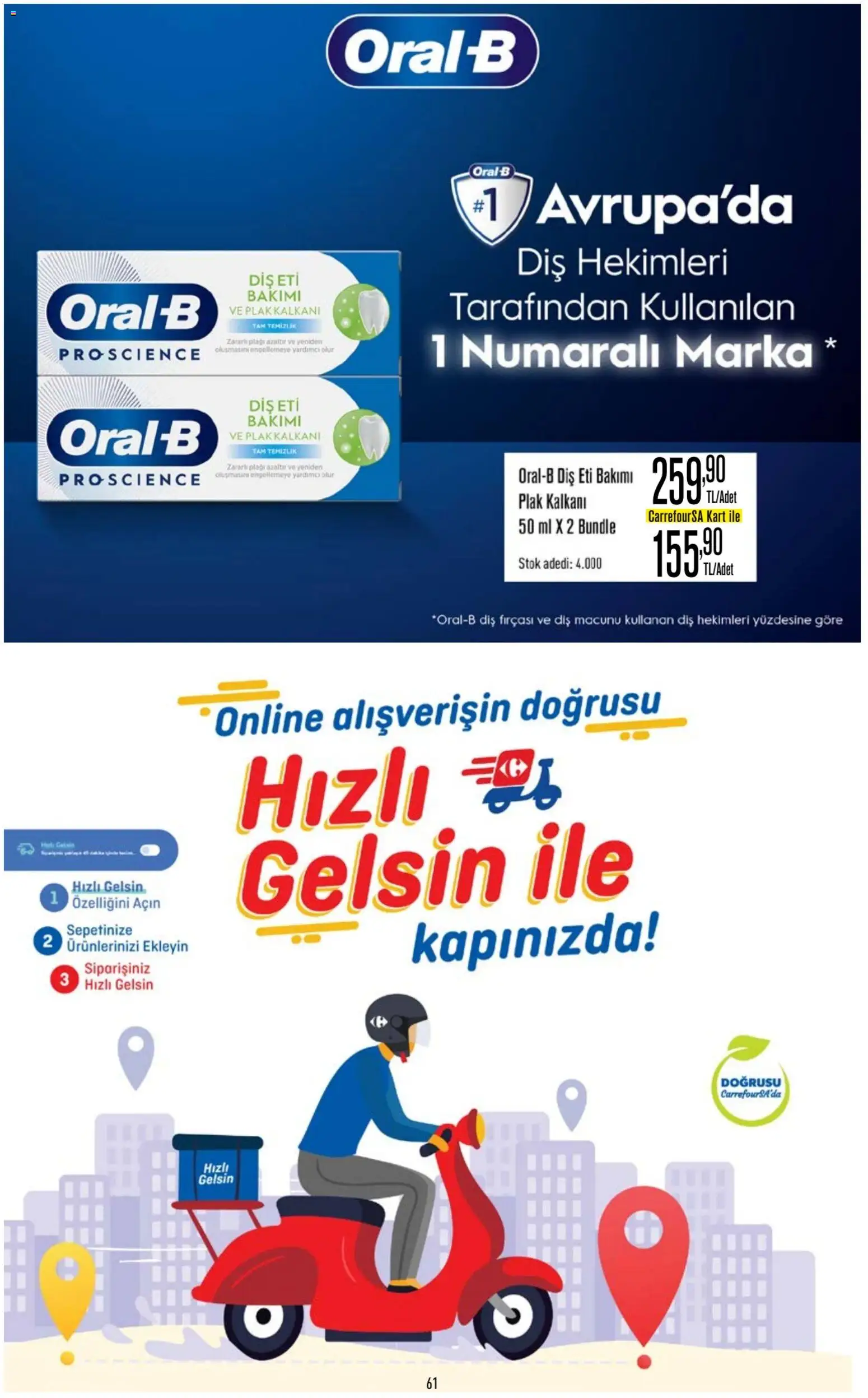 CarrefourSA Katalog - 18.12.2025 tarihinden itibaren geçerlidir | Sayfa: 62 | Ürünler: Diş macunu, Diş fırçası