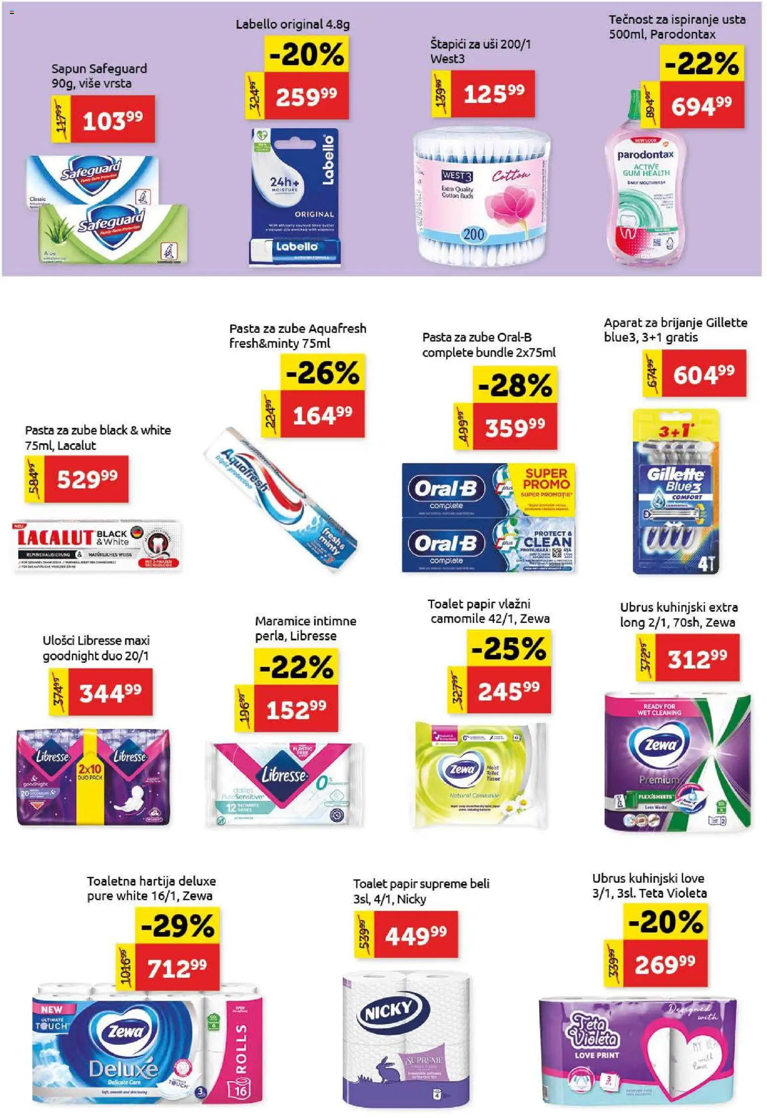 SuperVERO katalog - važi od 13.11.2025 | Strana: 21 | Proizvode: Ubrus, Parodontax, Pasta za zube, Tečnost za ispiranje usta