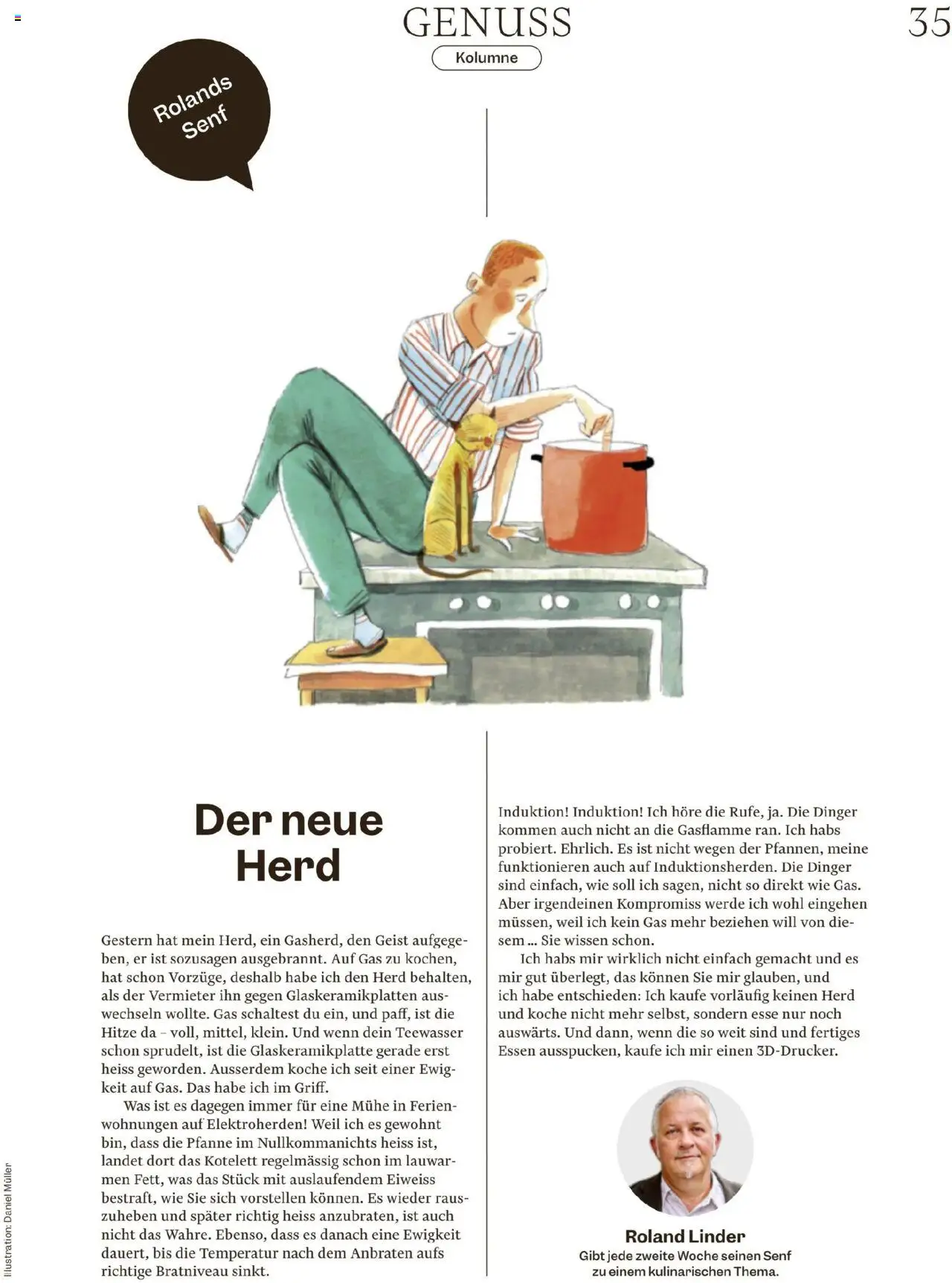 Migros - Magazin ab 12.08.2025 | Seite: 35 | Produkte: Herd