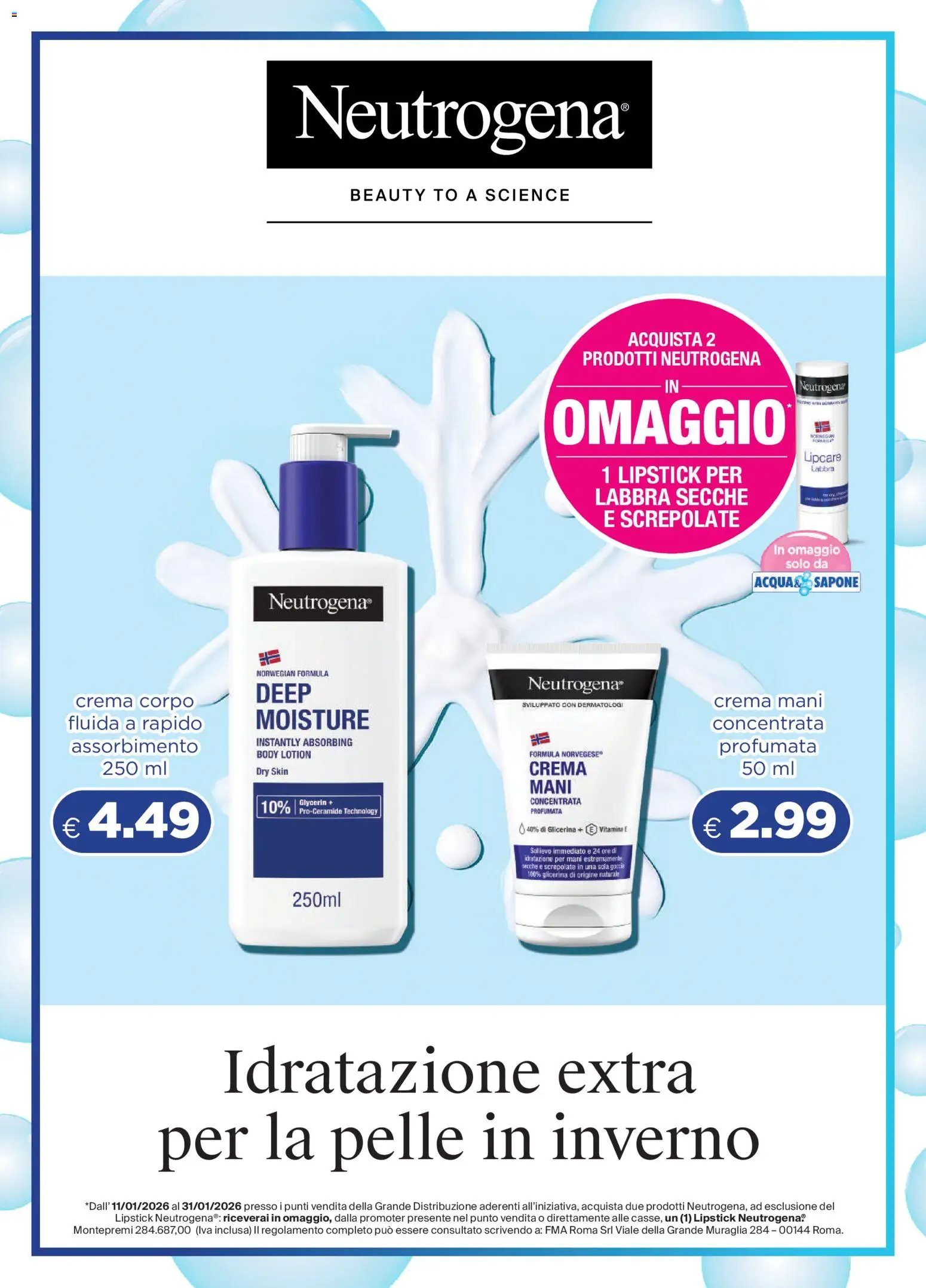 Volantino Acqua e Sapone del 11.01.2026 | Pagina: 8 | Prodotti: Crema, Sapone