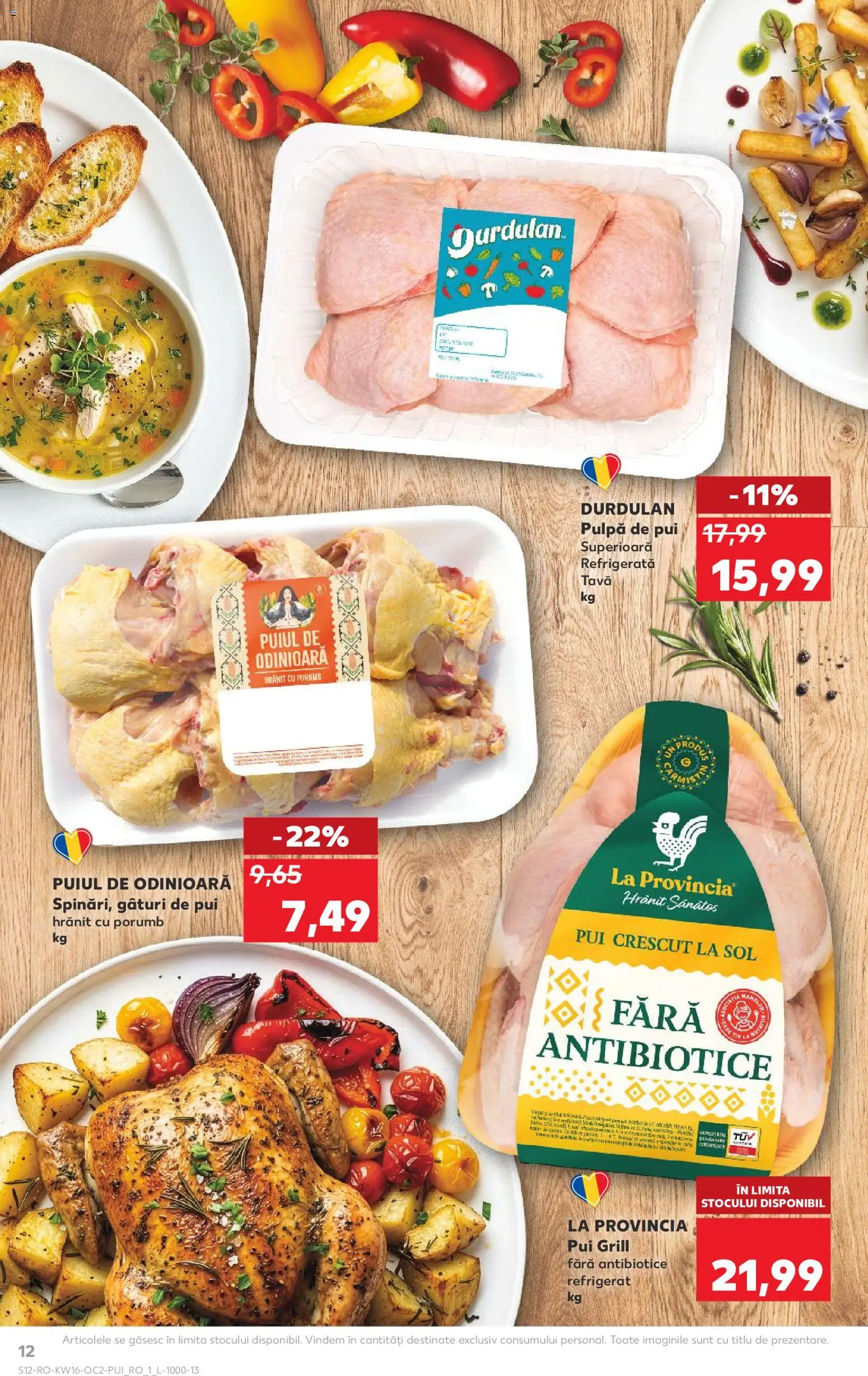 Kaufland RO akciós ujság - amely érvényes a következő dátumtól: 15.04.2026 | Oldal: 12 | Termékek: Grill