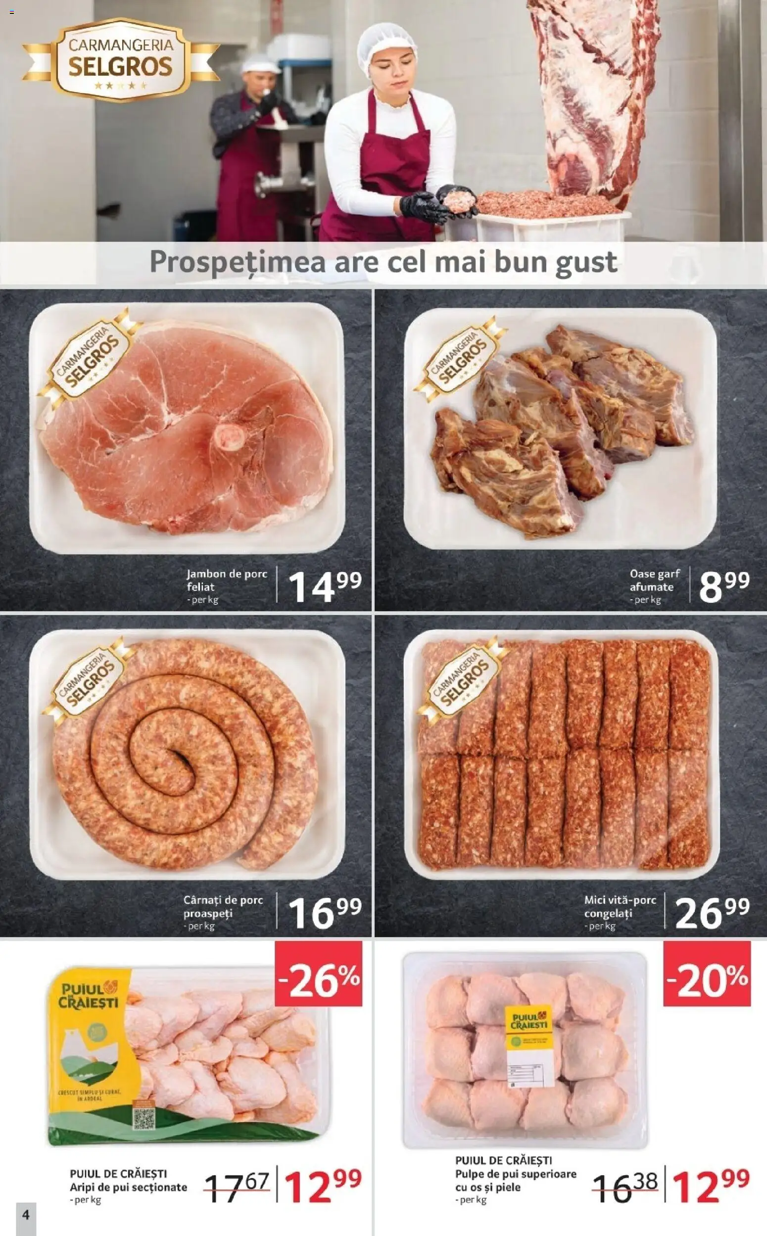 Noul catalog Selgros – valabil de la 28.11.2025 | Pagină: 4 | Produse: Hacıyatmaz Kedi Oyuncağı, Mici, Cârnați