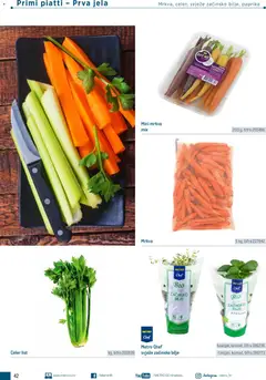 Katalog Metro - Pregled kataloga iz trgovine Metro, vrijedi od 05.03.2026 | Stranica: 42 | Proizvodi: Celer, Paprika, Mrkva, Bosiljak