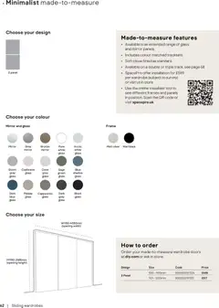 Preview of B&Q - Furniture & storage valid from 16.12.2025 | Page: 62 | Products: Mirror, Cappuccino, Doors, Wardrobe