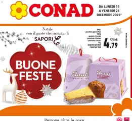 Anteprima del volantino Conad - Buone Feste valido a partire dal 14.12.2025