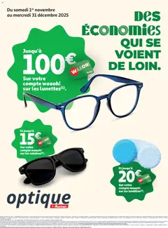 Auchan - Prévisualisation de Auchan prospectus valide à partir de 02.12.2025 | Page: 62 | Produits: Lentilles de contact, Lunettes