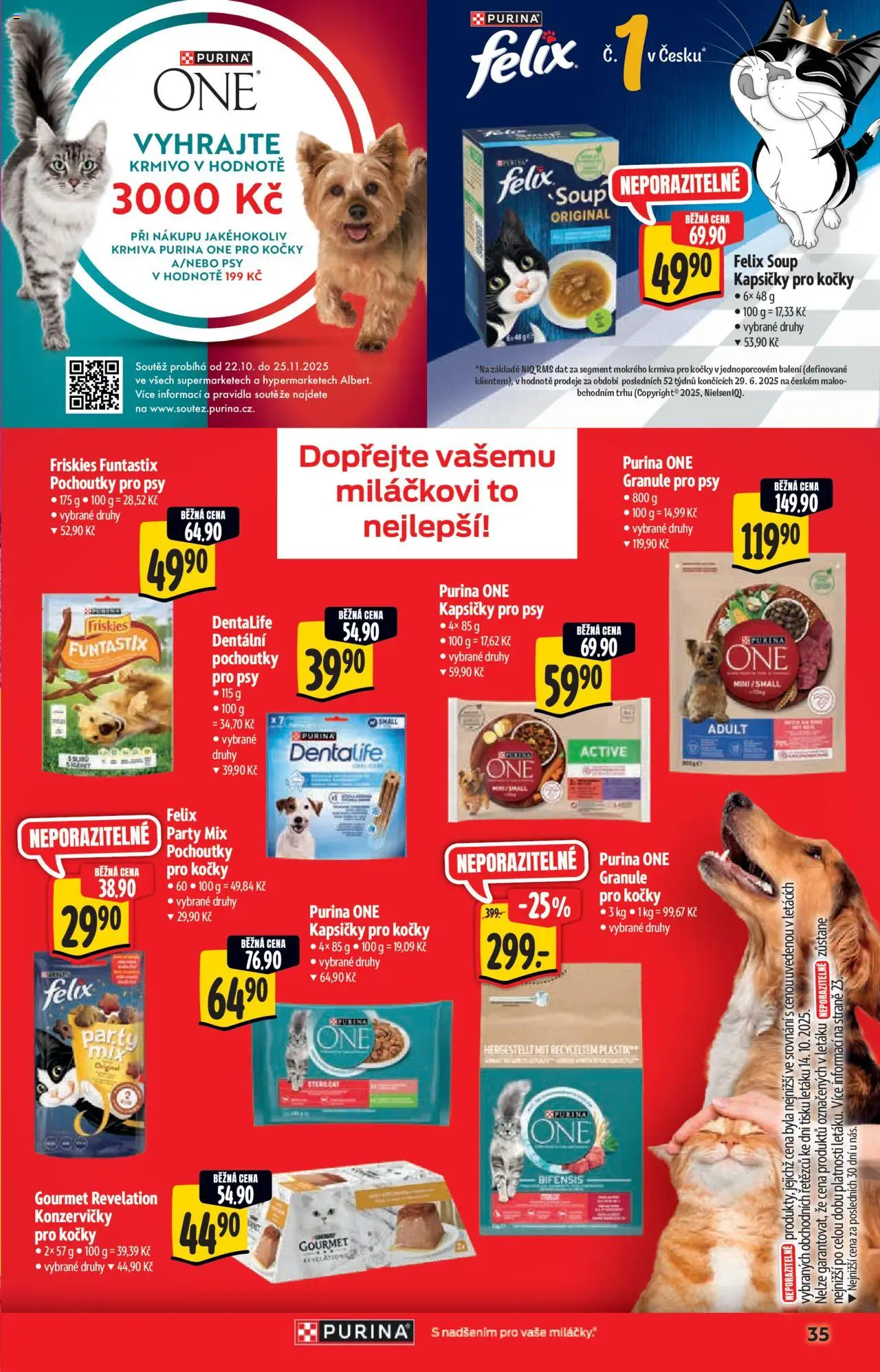 Albert katalog - Hypermarket od 22.10.2025 | Strana: 35 | Produkty: Felix, Purina, Granule, Kapsičky pro kočky